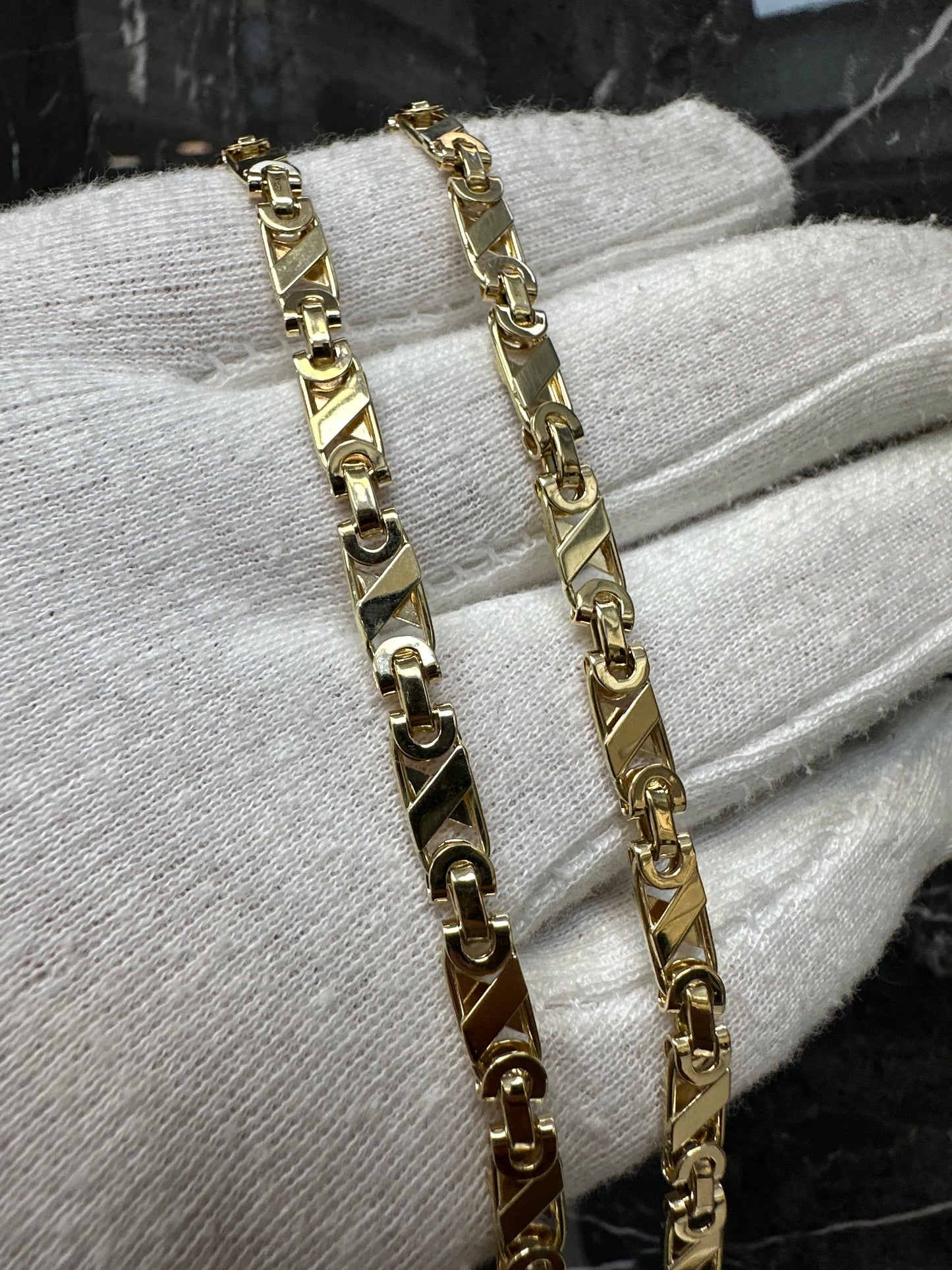 14K Gouden Valentino Ketting – 70 cm – 5 mm