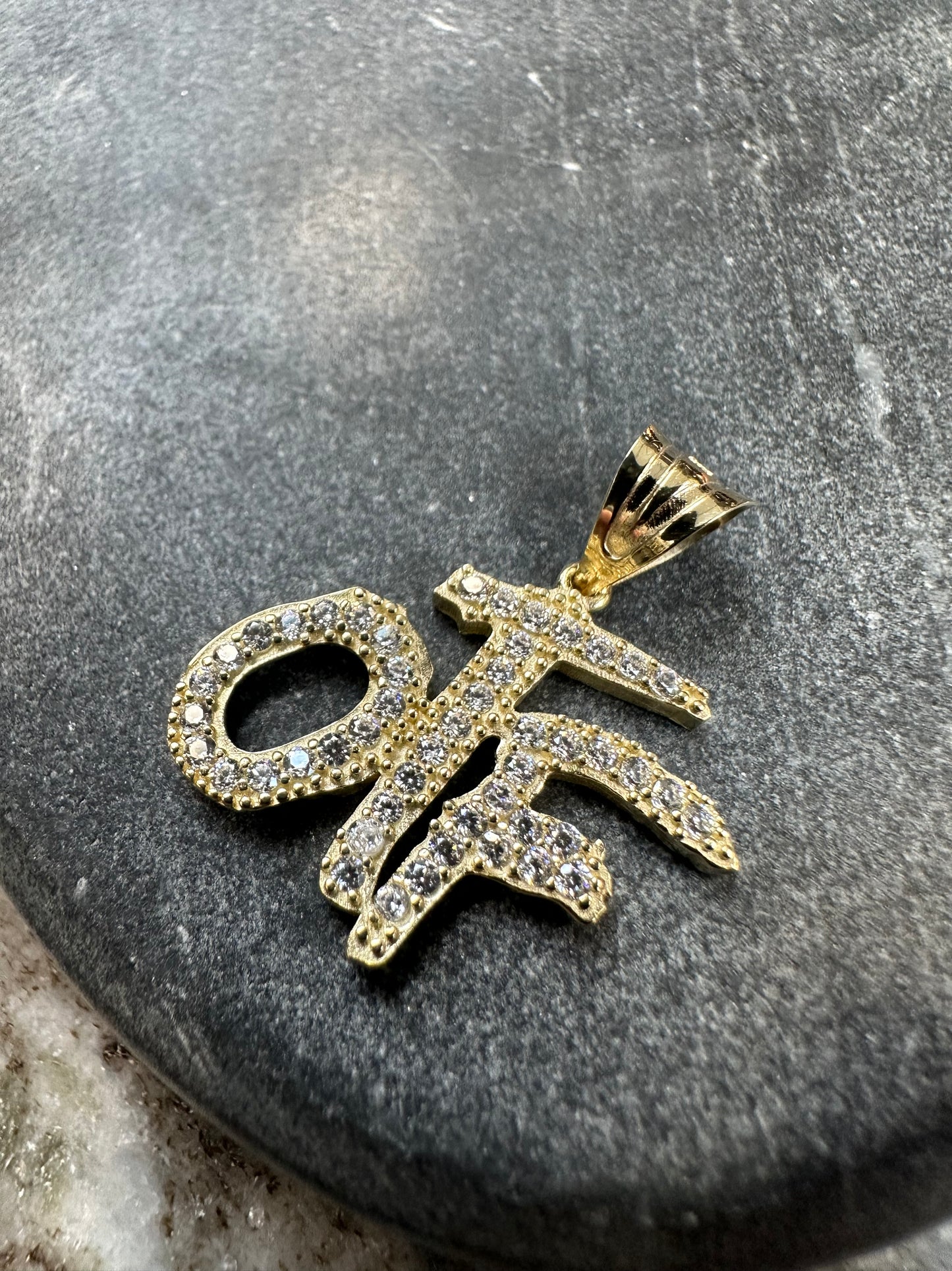 Prachtige 14K Gouden OTF Hanger