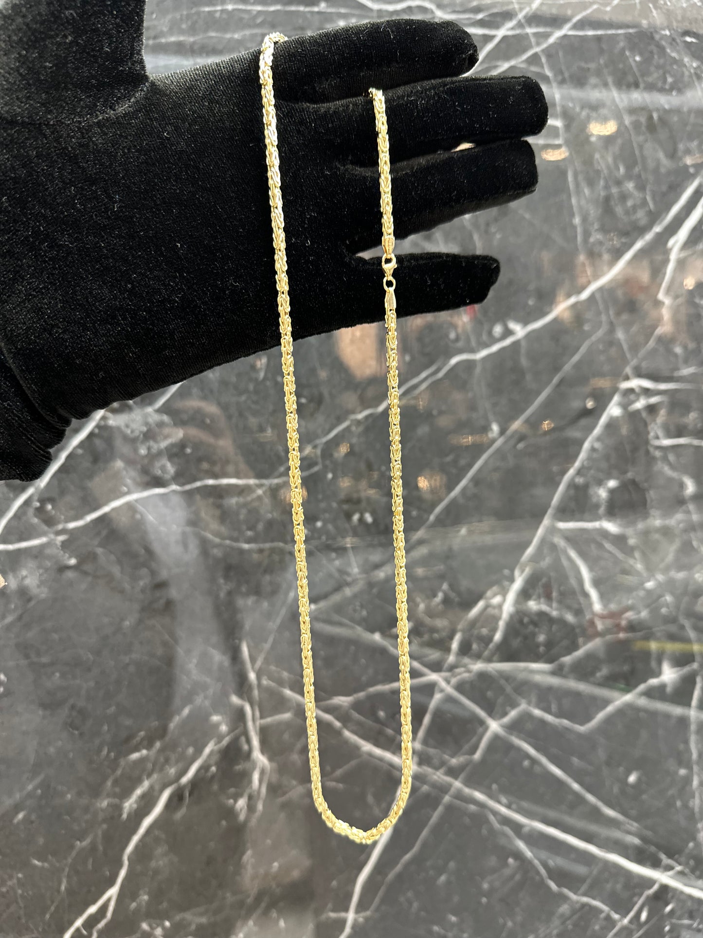 14K Gouden Klassieke Koningsketting – 60 cm | 3 mm