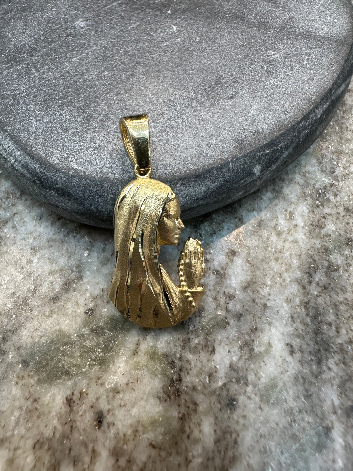 18K Gouden Maria Hanger