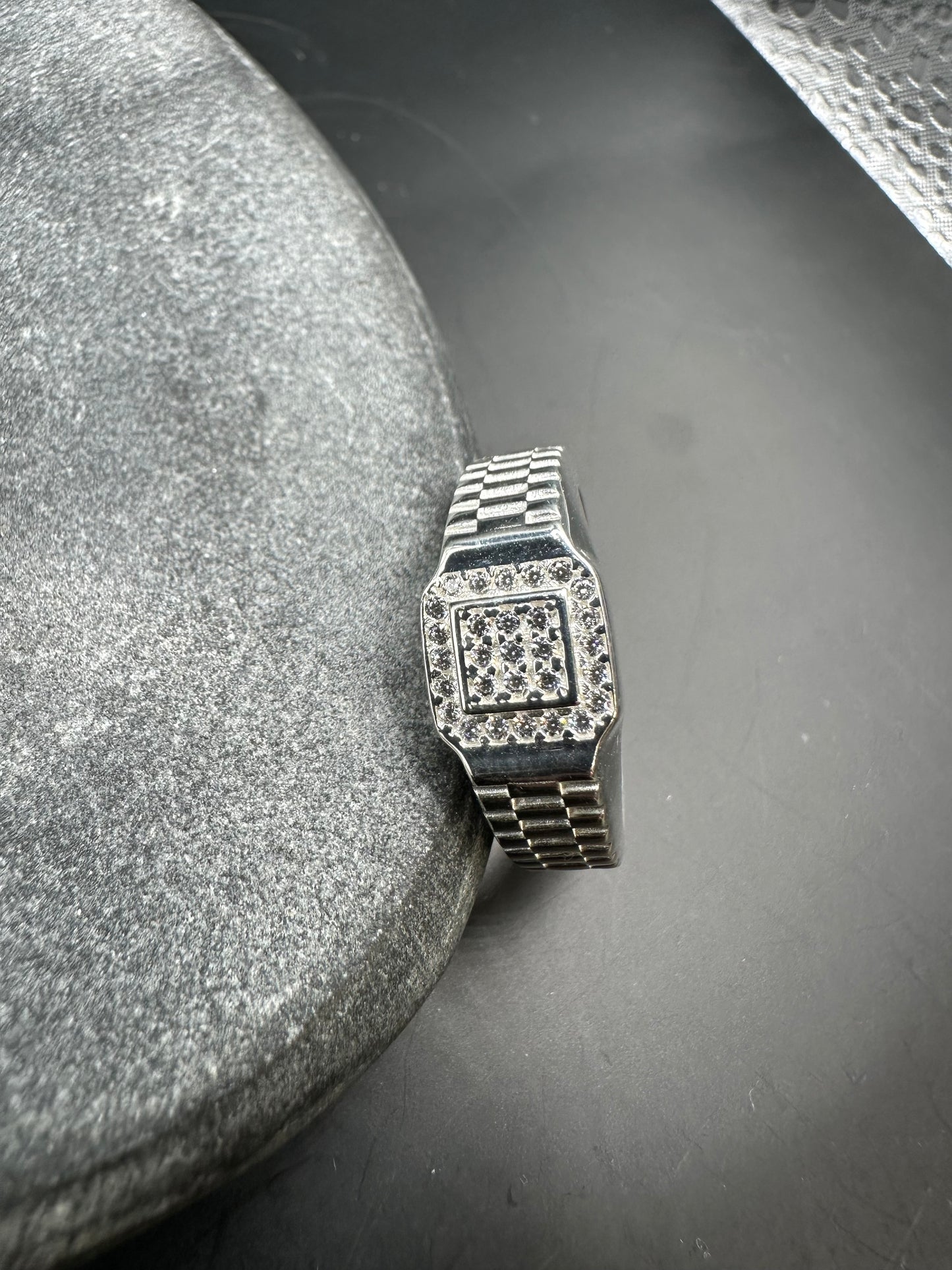 925 Zilveren Ring met Zirkonia – Maat 20
