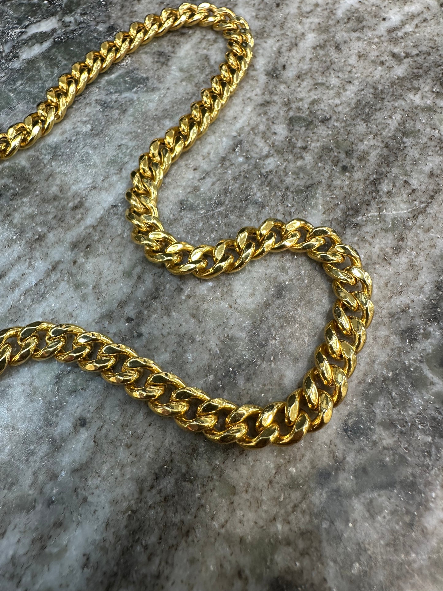 21K Gouden Gourmet Ketting – Dubai Collectie – 60 cm