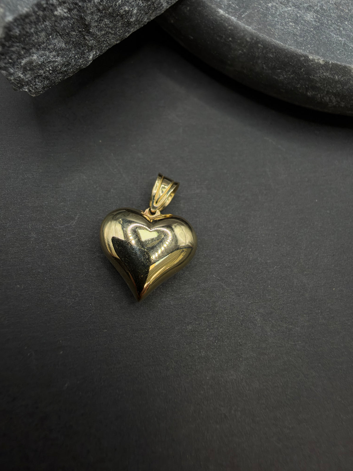 14K Gouden Hart Hanger – 14 mm