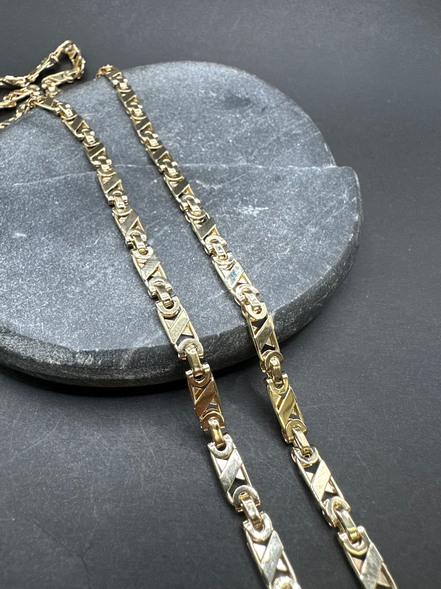 14K Gouden Valentino Ketting – 70 cm – 5 mm