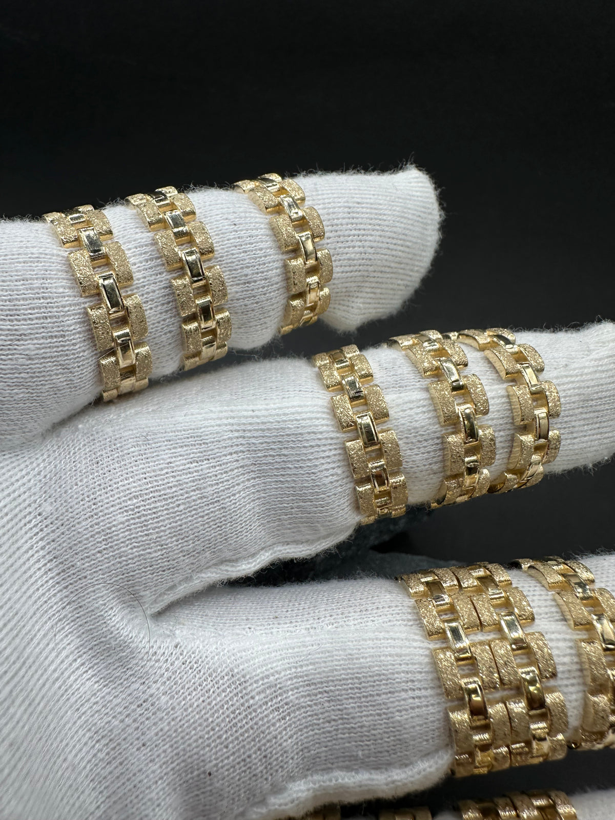 14K Gouden Rollie Schakelring