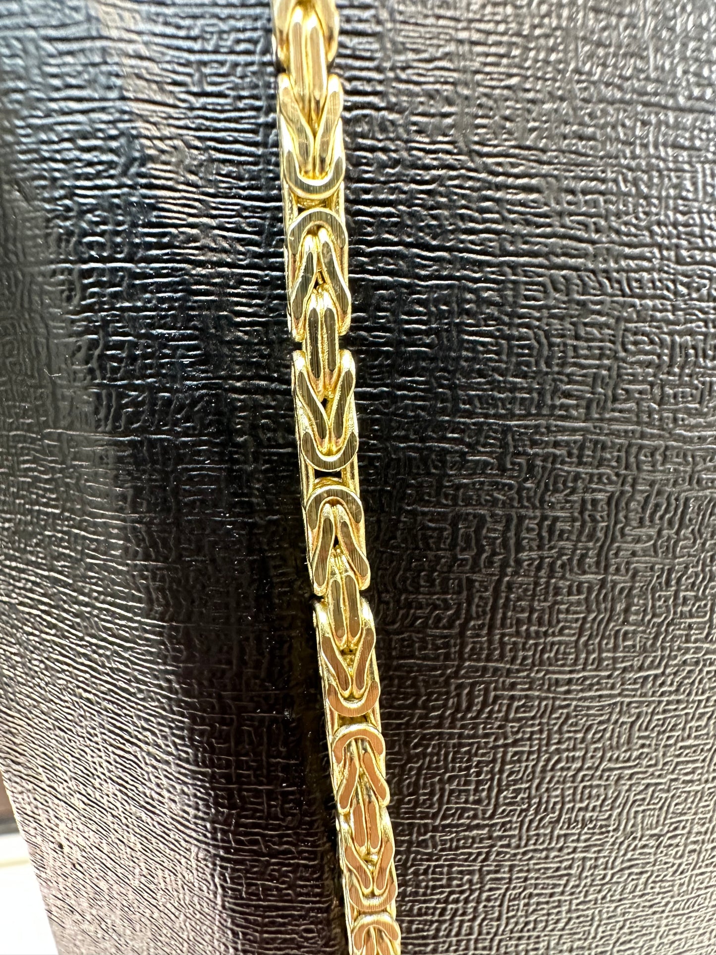 Prachtige 14K Gouden Byzantijnse Koningsketting | 3 mm