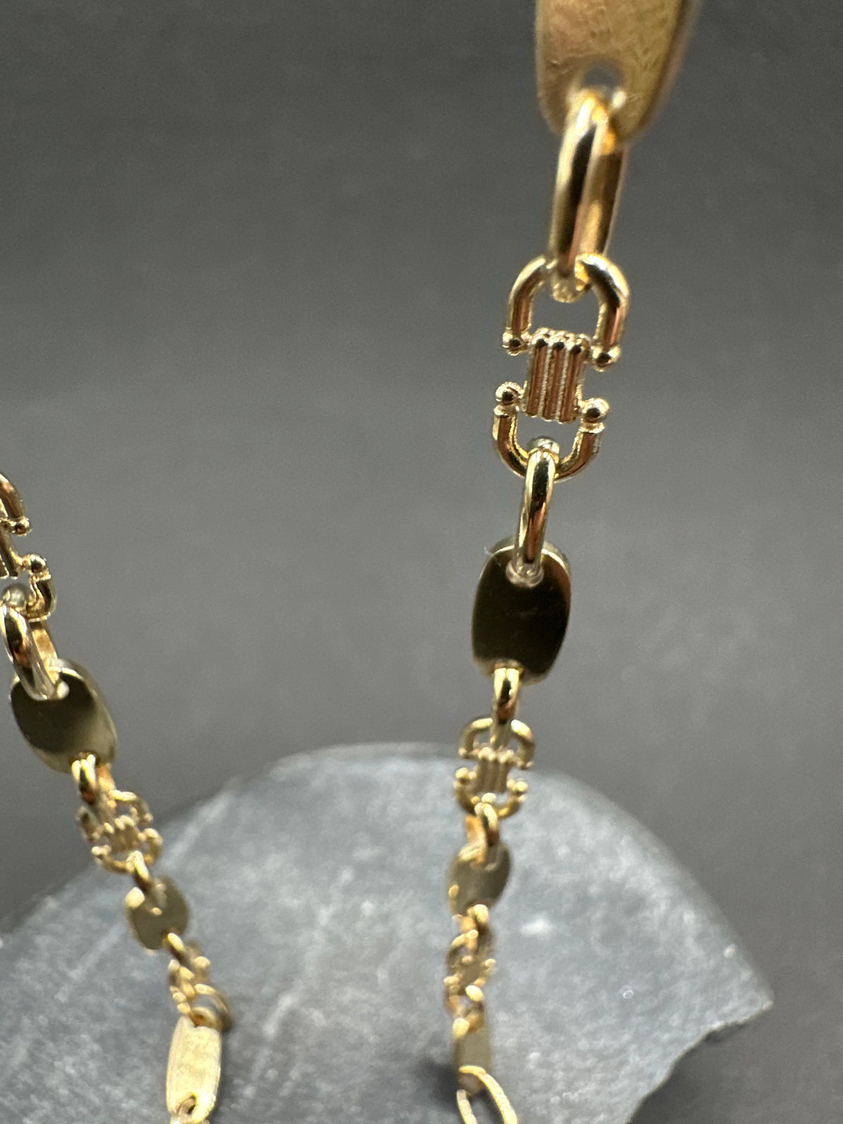 14K Gouden Platte Massieve Ketting – 60 cm | 4,5 mm