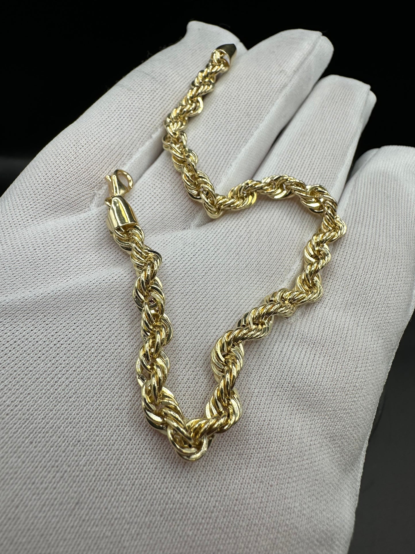 14K Gouden Rope Armband – 20 cm