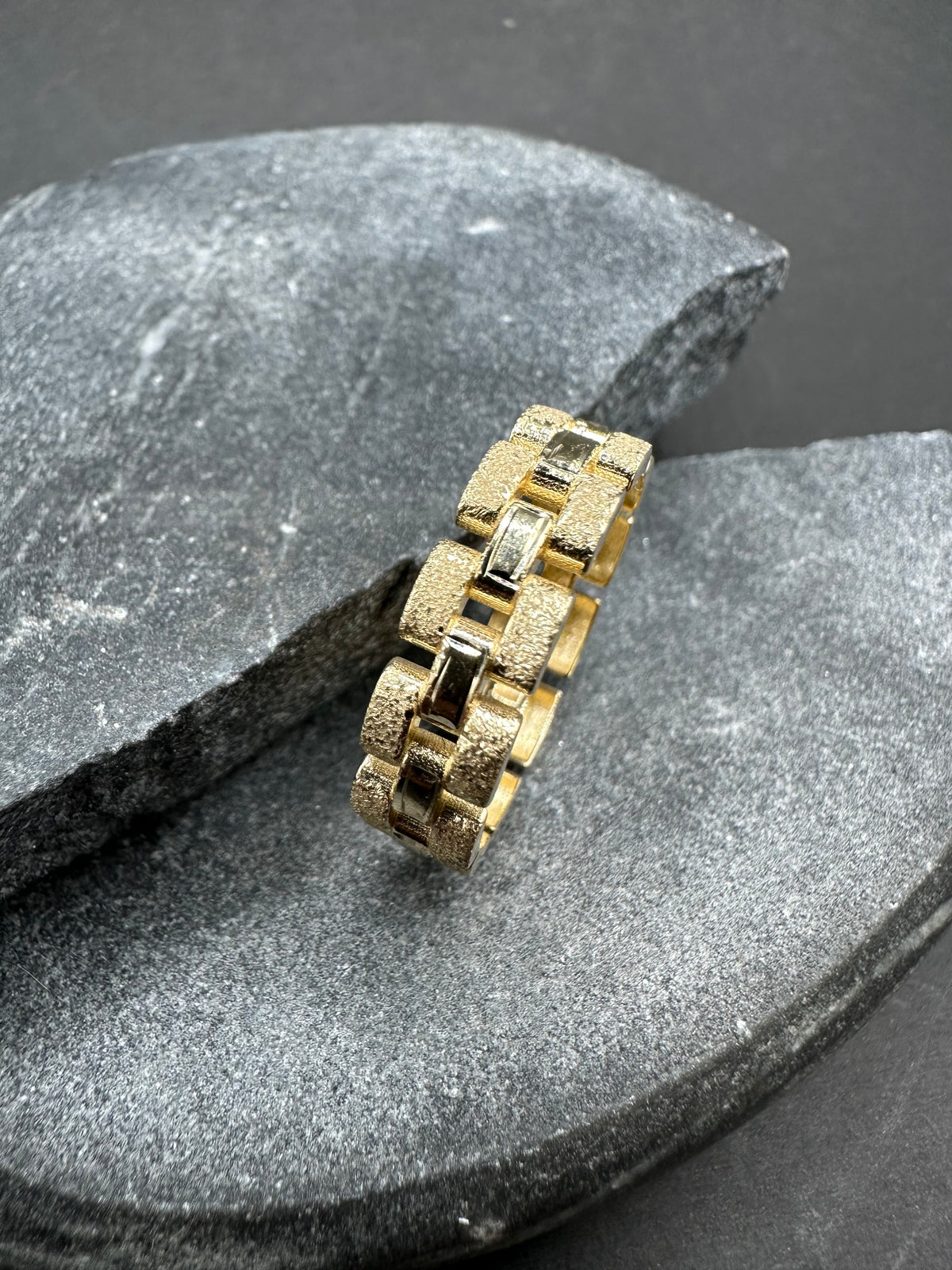 14K Gouden Rollie Schakelring