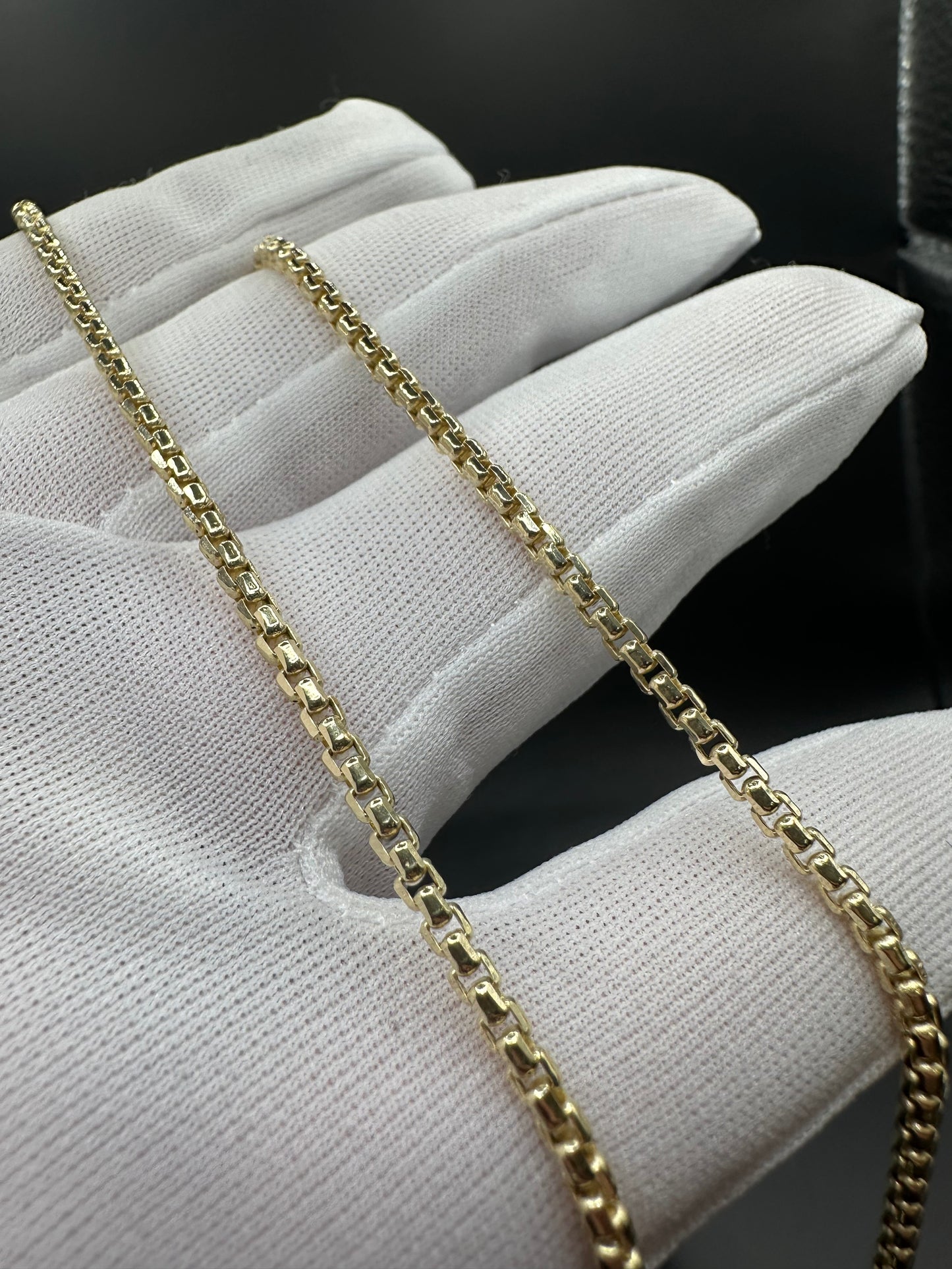 14K Gouden Box Ketting | 65 cm | 2,3 mm