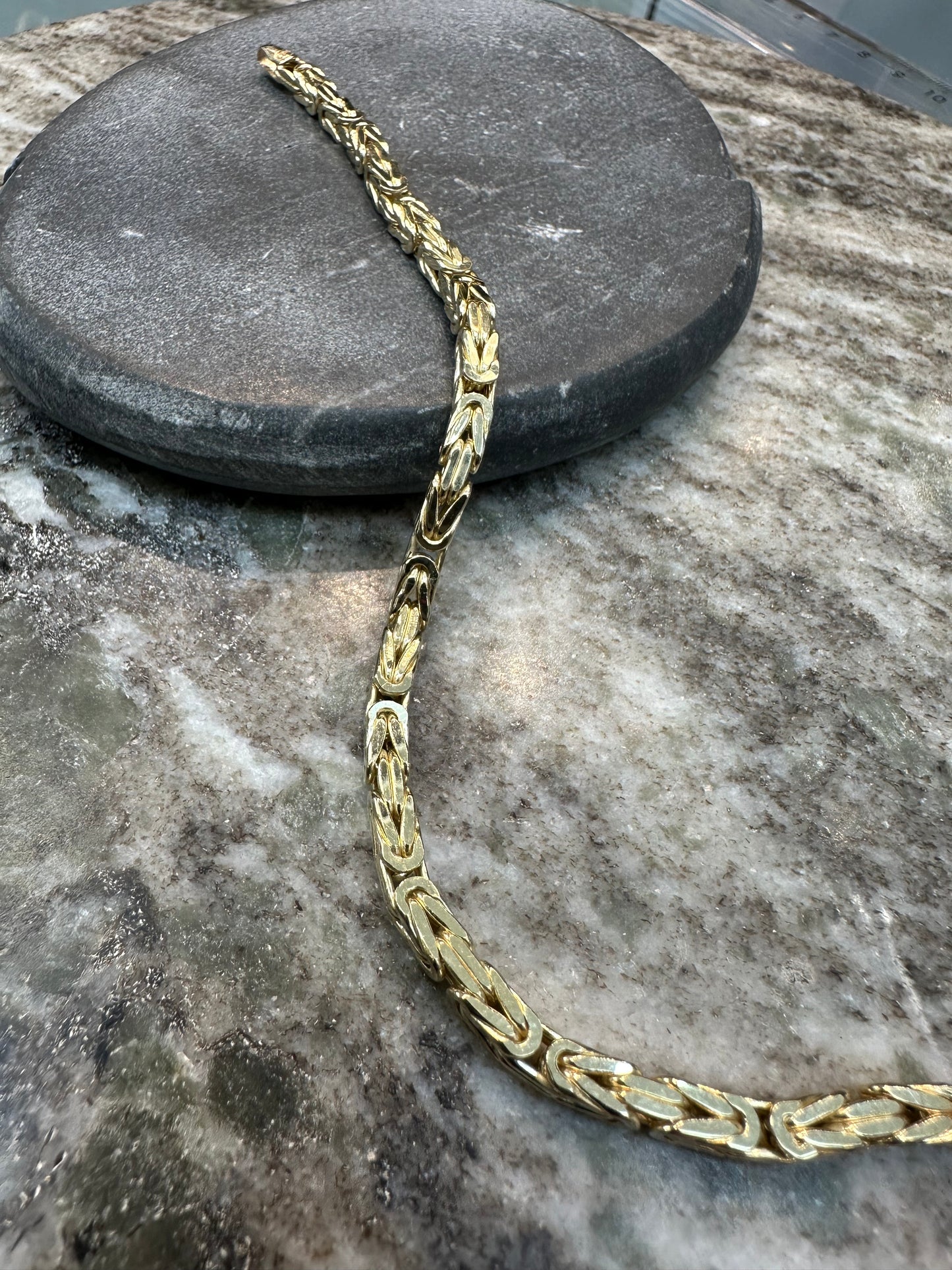 Prachtige 14K Gouden Koningsarmband – 21 cm | 4 mm | Tijdloos & Luxe