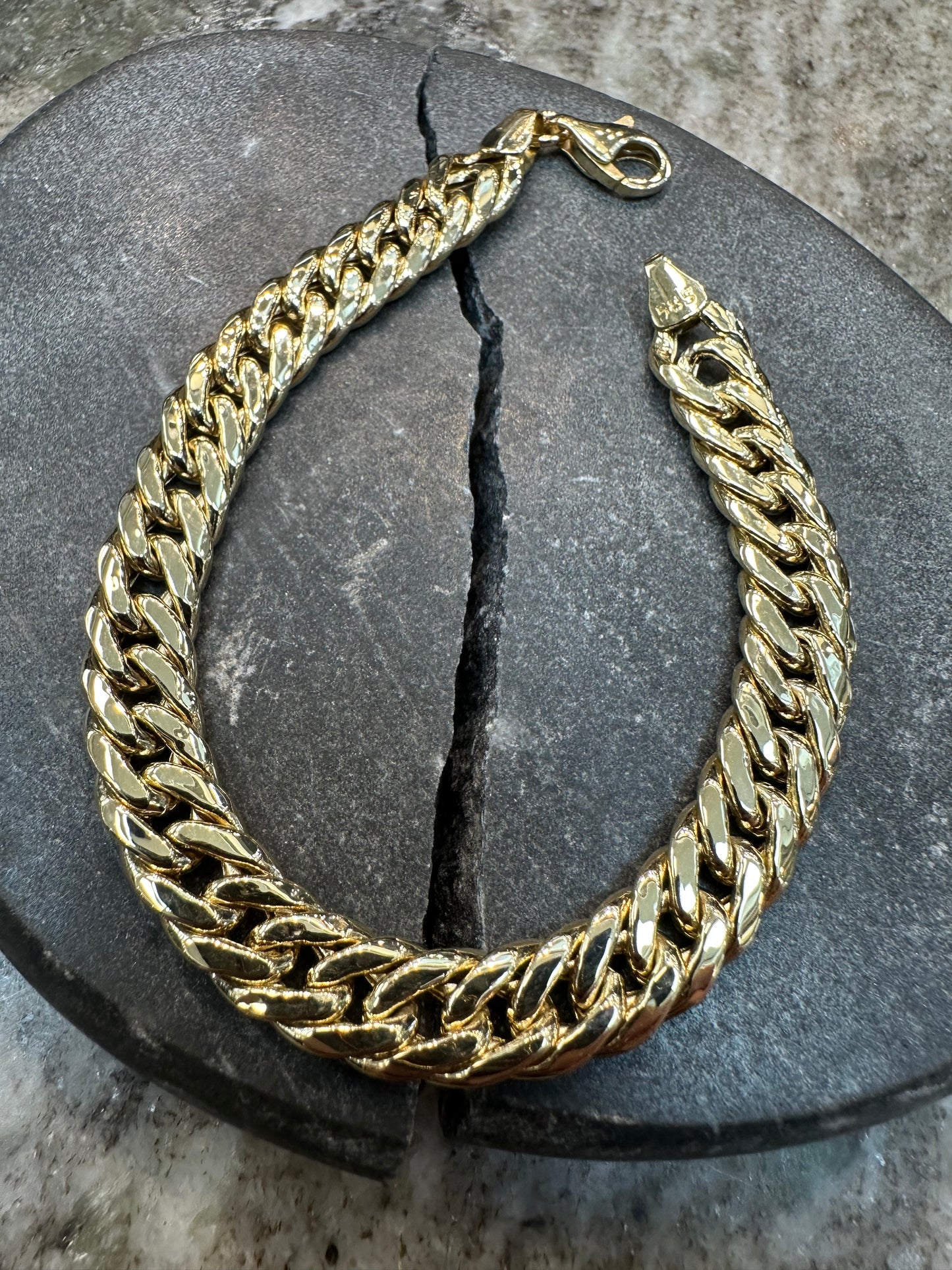 14K Gouden Miami Cubaan Link Armband – 19 cm | 8,2 mm | Stoer & Tijdloos