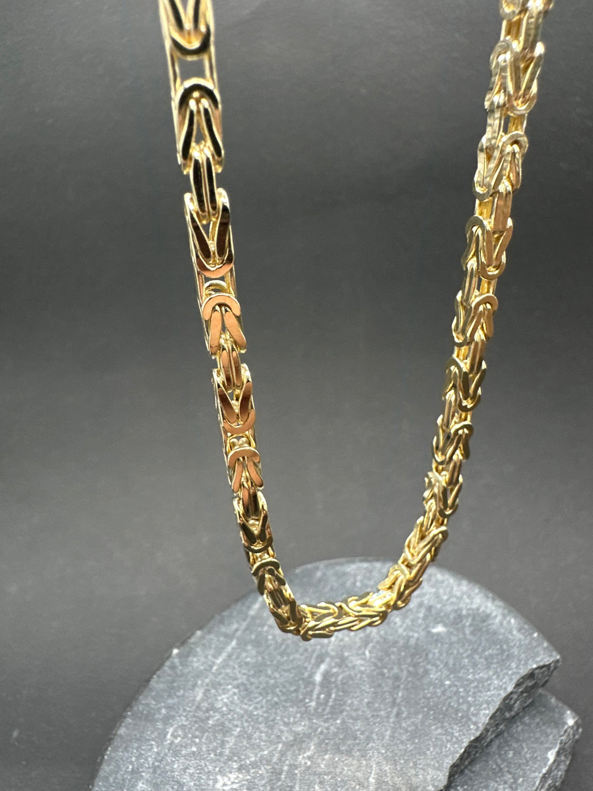 14K Gouden Byzantijnse Koningsketting – 3,5 mm