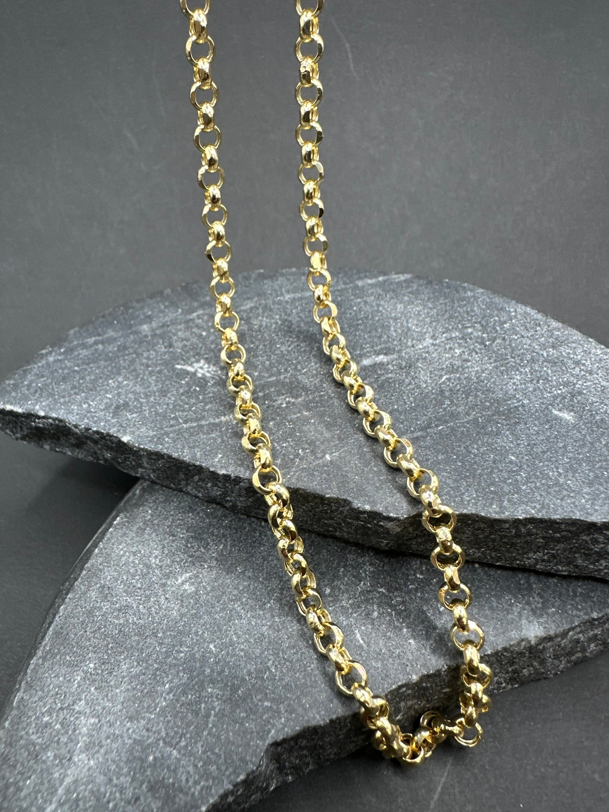 14K Gouden Jasseron Ketting – 50 cm | 3,8 mm
