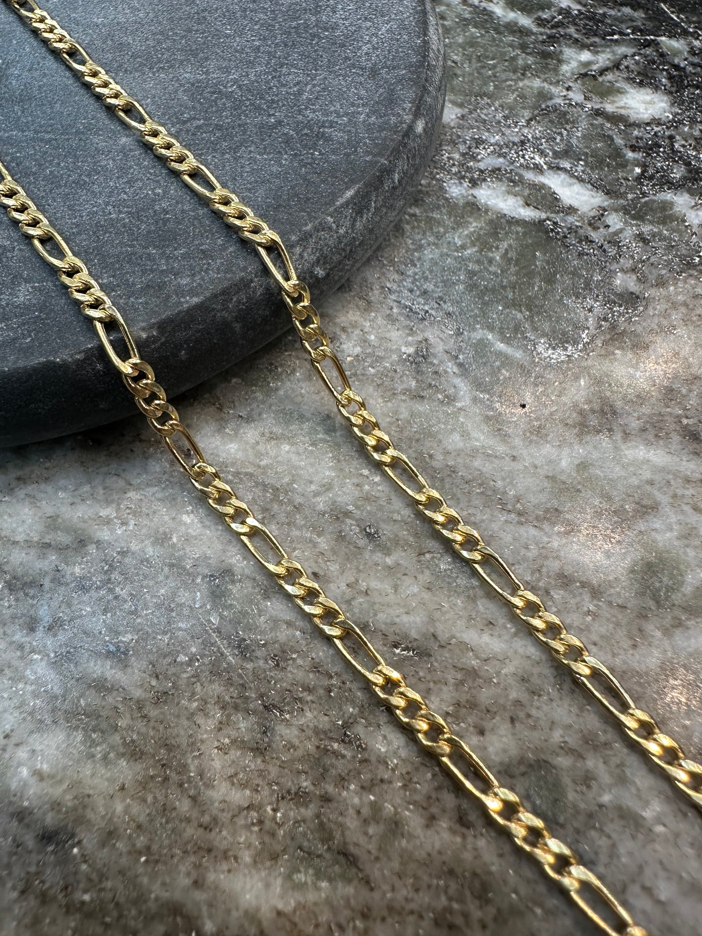 Prachtige 14K Gouden Figaro Ketting – 45 cm | 2,8 mm | Tijdloos & Elegant
