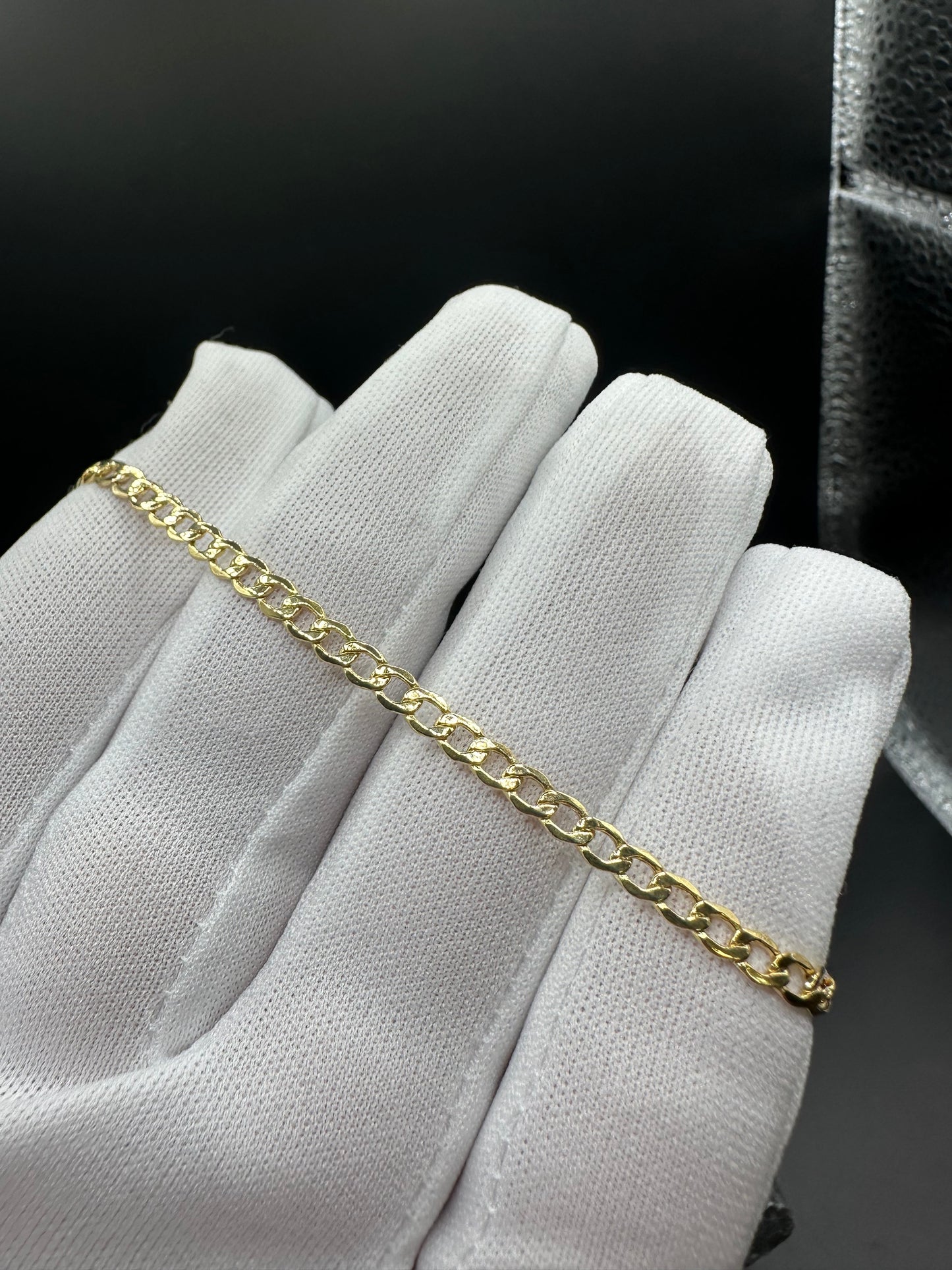 14K Gouden Gourmet Armband – 18 cm