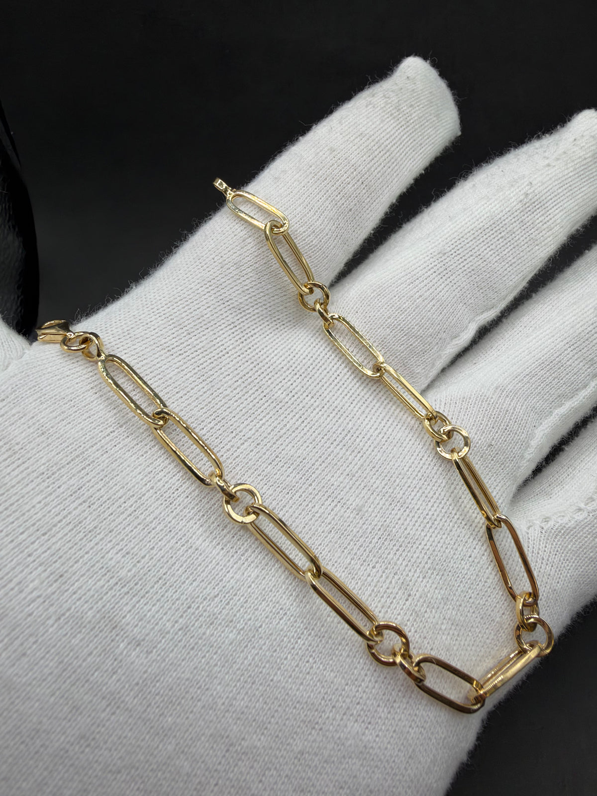 14K Gouden Schakelarmband – 19 cm – 5 mm