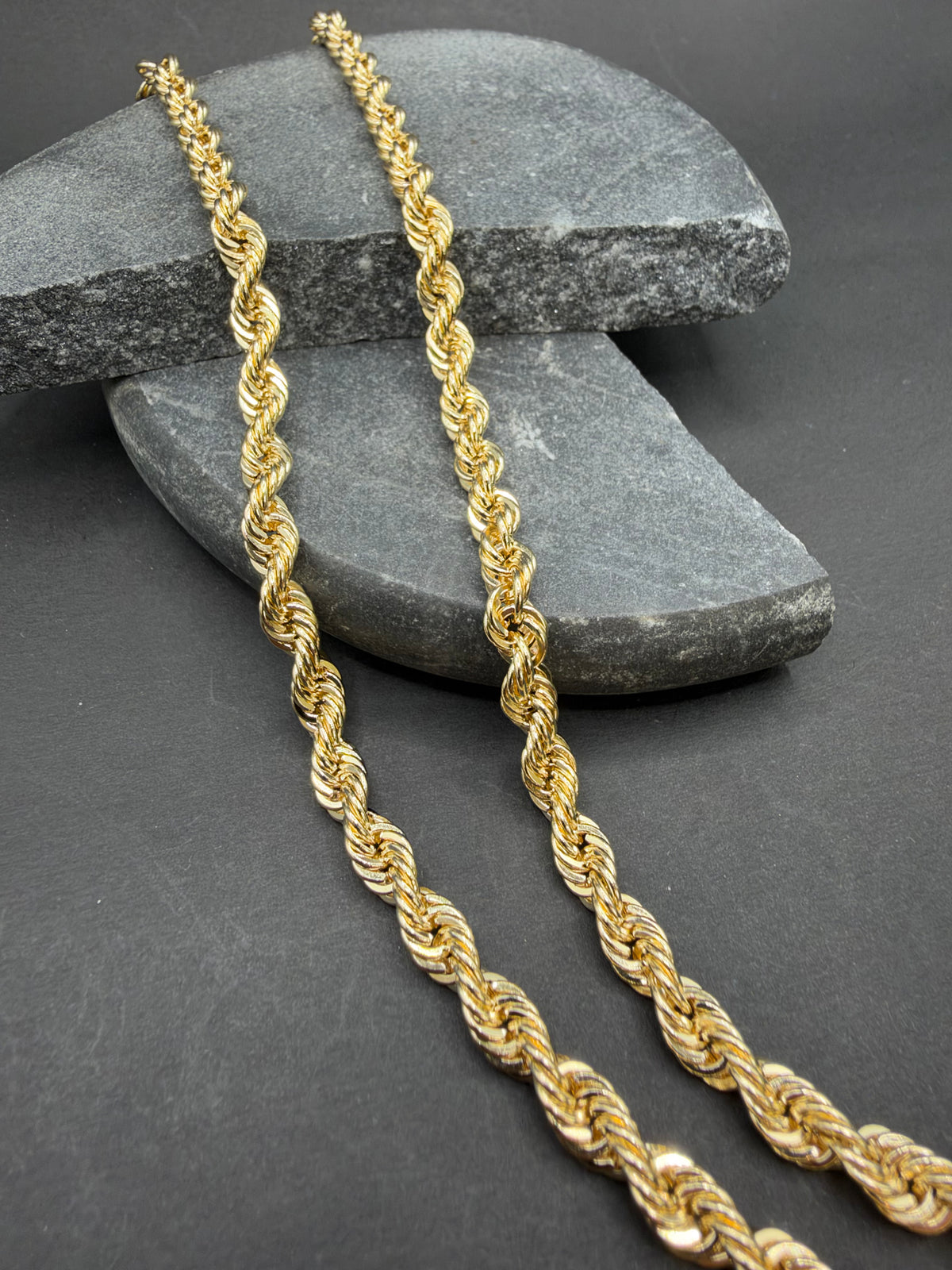 14K Gouden Rope Chain – 5 mm – Nederlands Goud