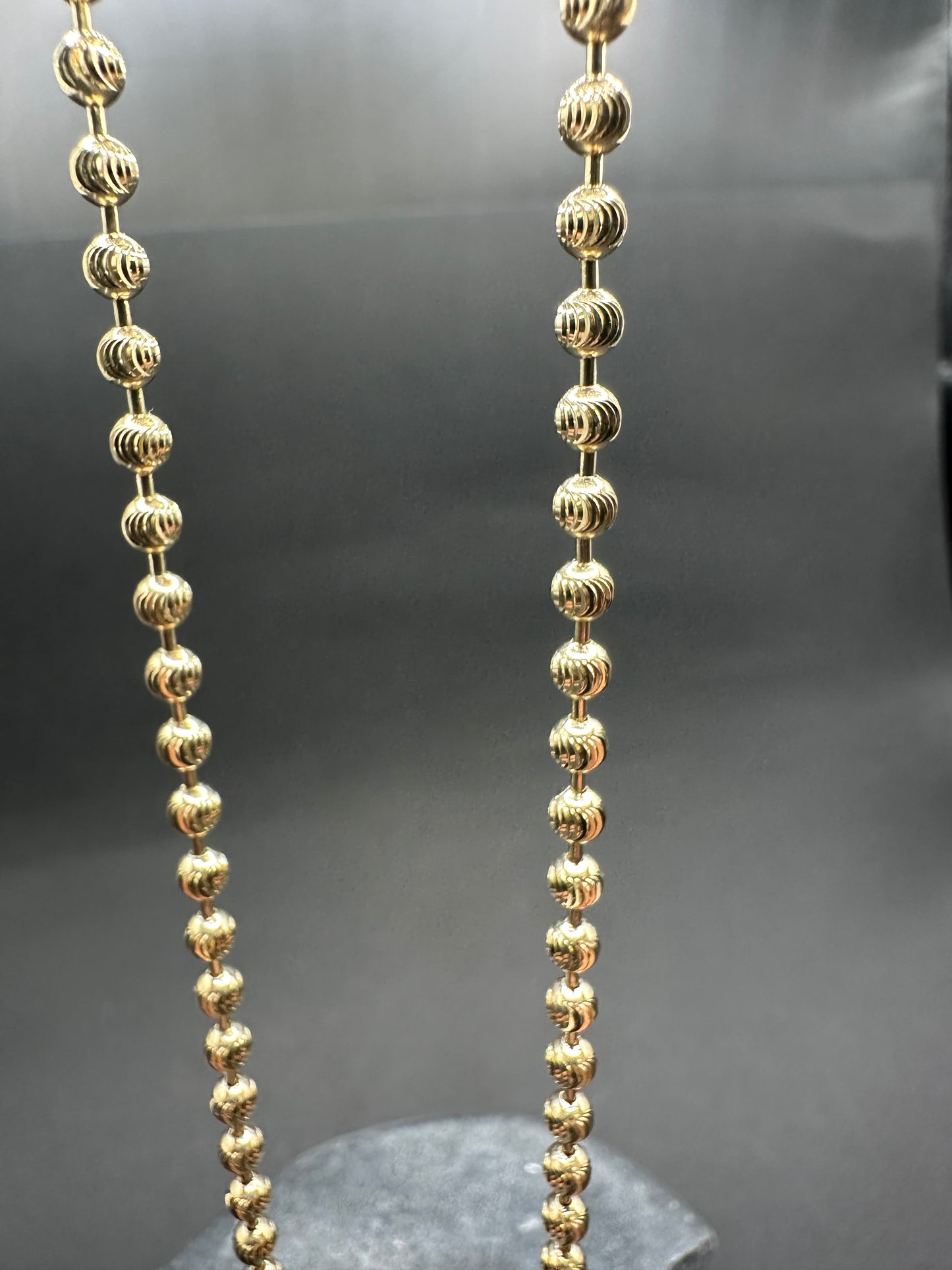 14K Gouden Dog Tag Ketting – 60 cm