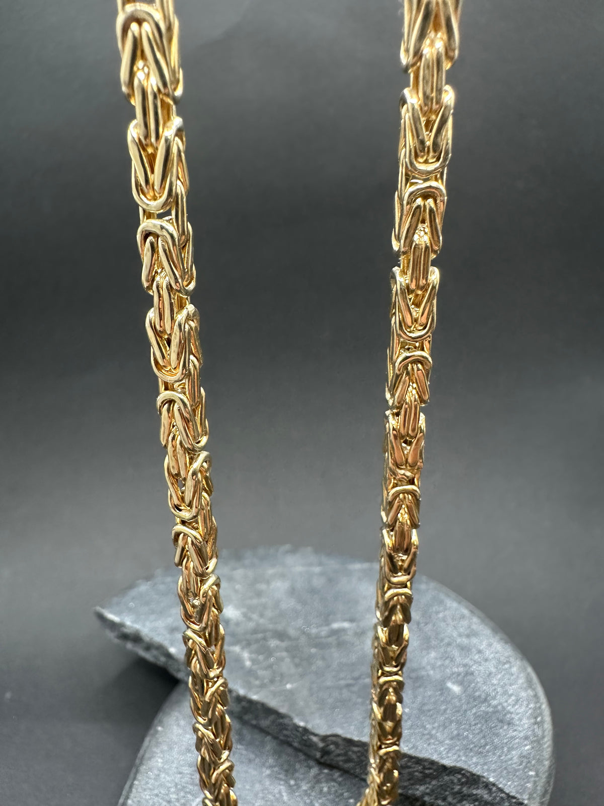 14K Gouden Klassieke Koningsketting – 3,5 mm