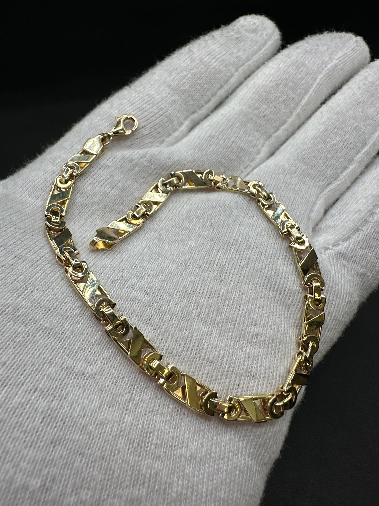 14K Gouden Valentino Armband – 5 mm – 21 cm
