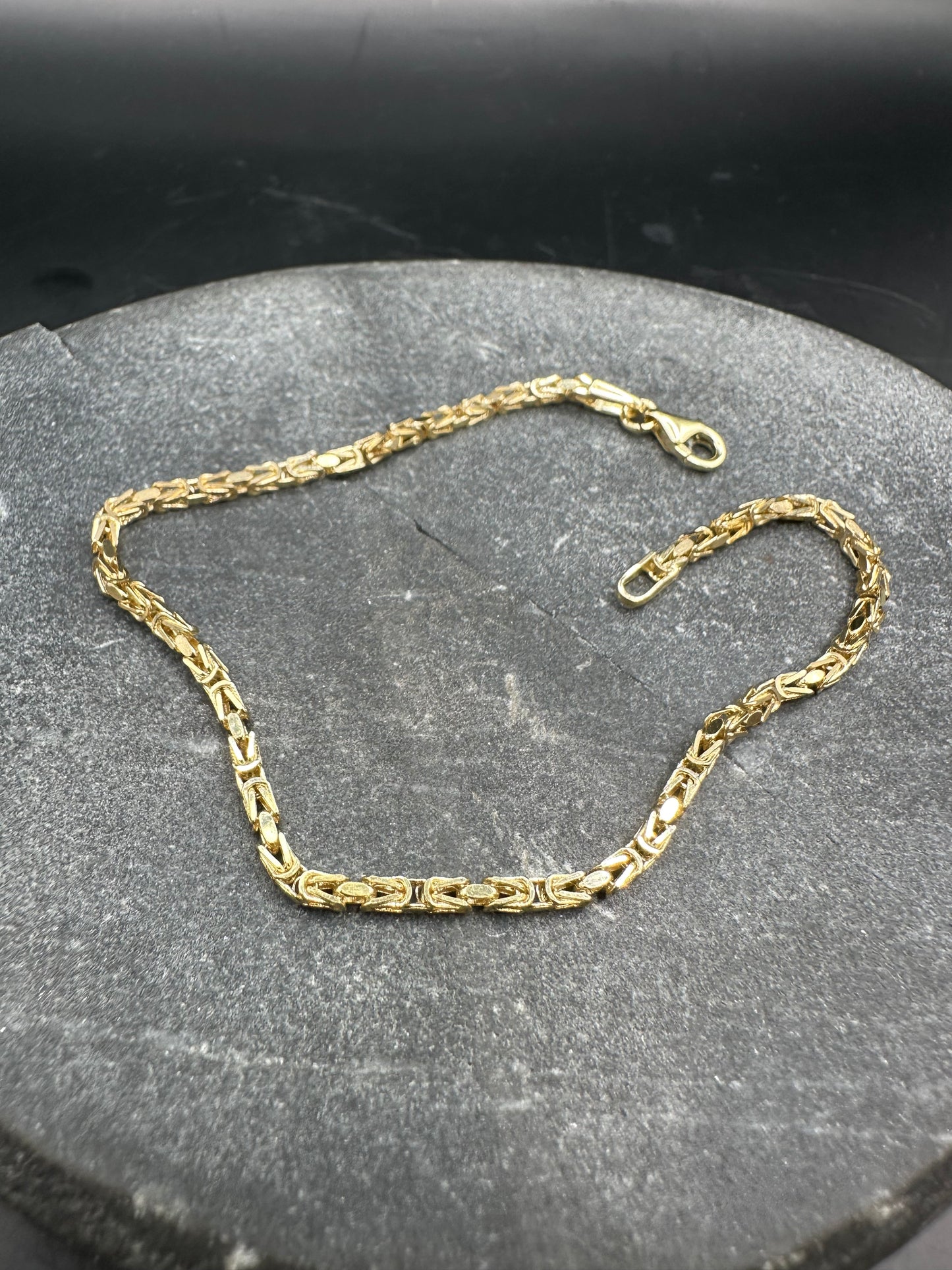 14K Gouden Massieve Koningsarmband – 2,1 mm | unisex