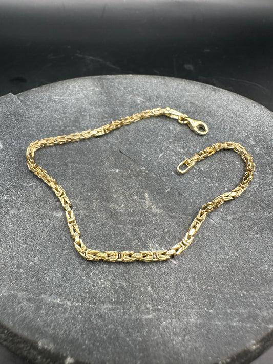 14K Gouden Massieve Koningsarmband – 2,1 mm | unisex