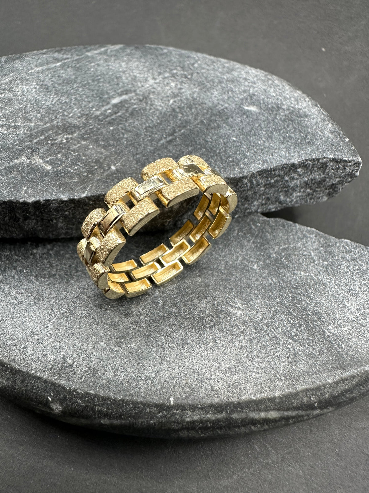 14K Gouden Rollie Schakelring