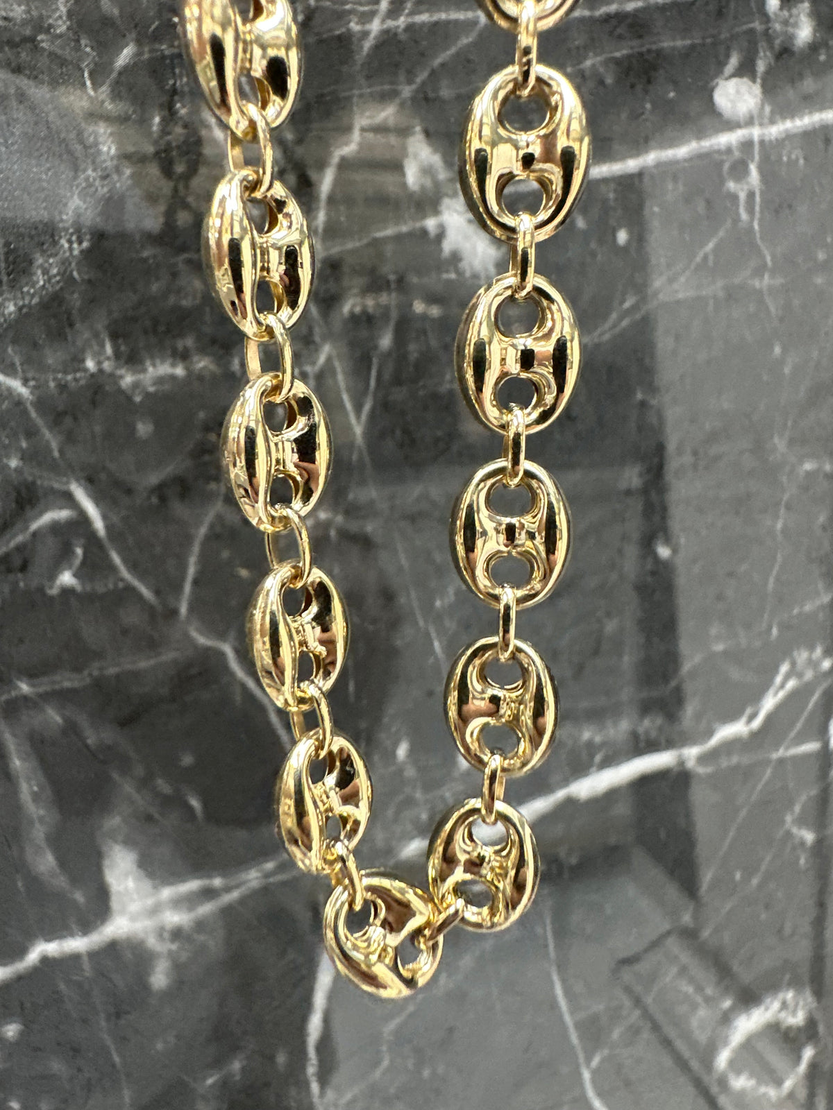 14K Gouden Koffiebonen Ketting