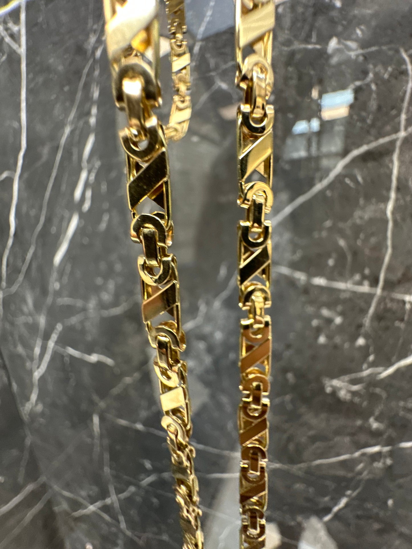 14K Gouden Valentino Ketting – 70 cm – 5 mm