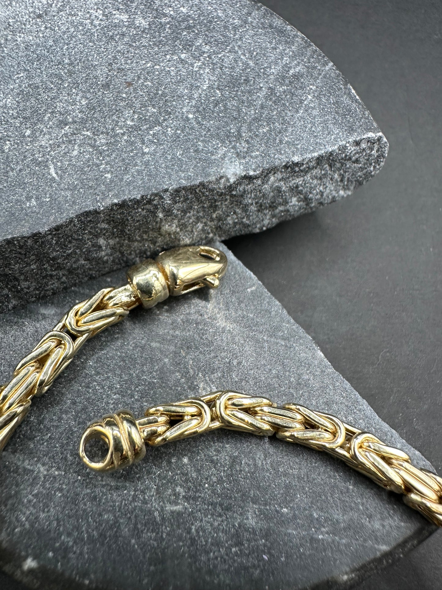 14K Gouden Klassieke Koningsarmband – 4,1 mm – 21 cm
