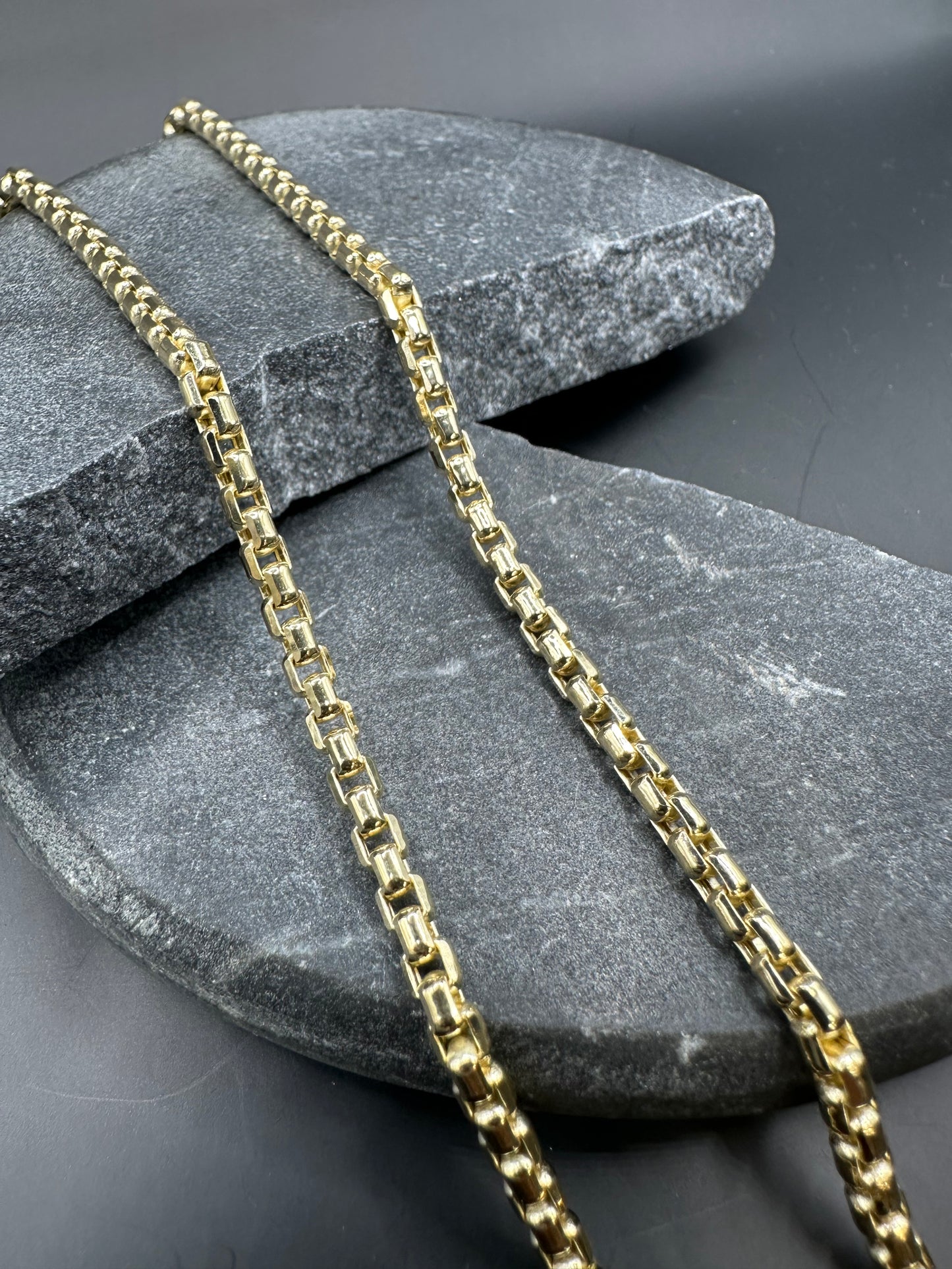 14K Gouden Box Ketting – 60 cm