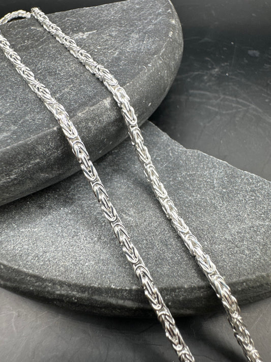 925 Zilveren Koningsketting – 60 cm