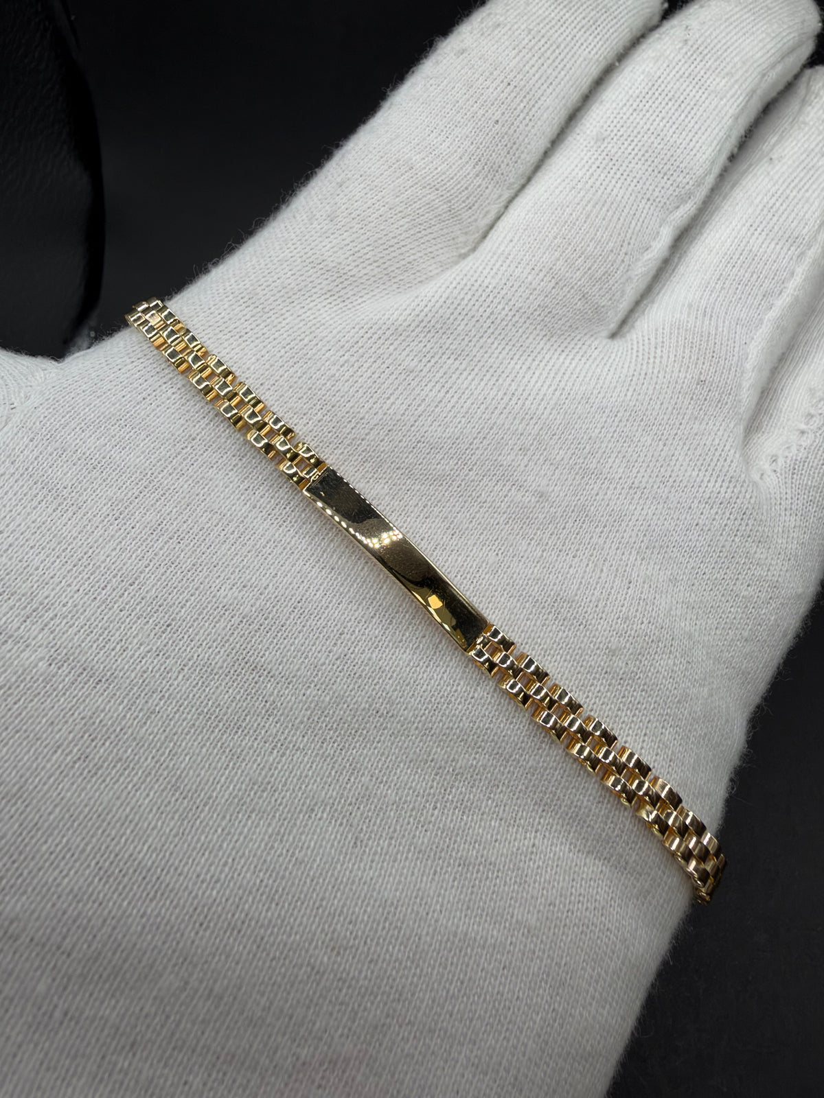 14K Gouden Kinder Presidentarmband – 14 cm – 4,4 mm