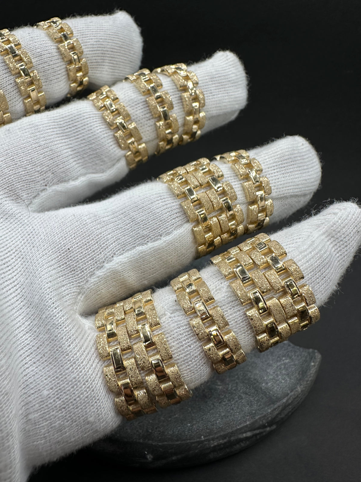 14K Gouden Rollie Schakelring