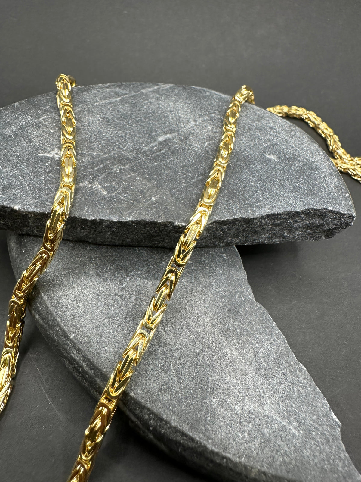 14K Gouden Massieve Koningsketting – 70 cm | 3,1 mm | Made in Italy