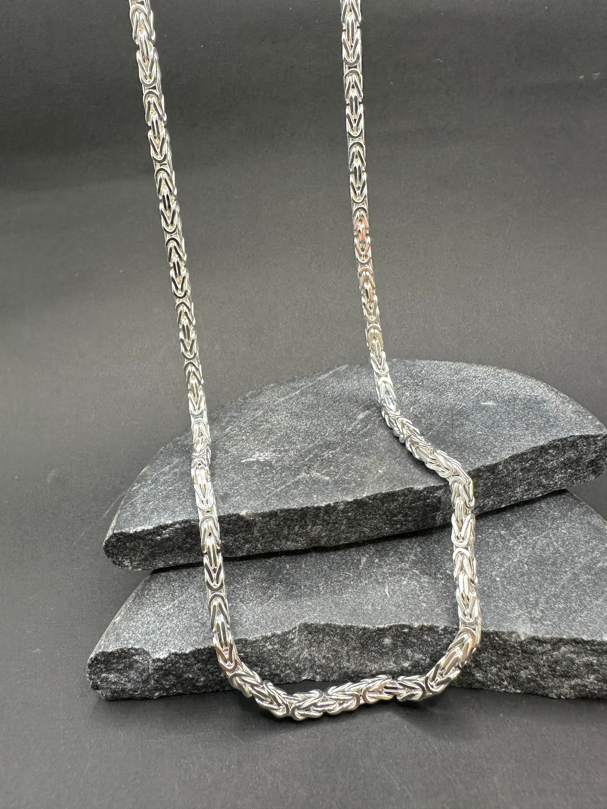 925 Zilveren Massieve Koningsketting – 3,2 mm