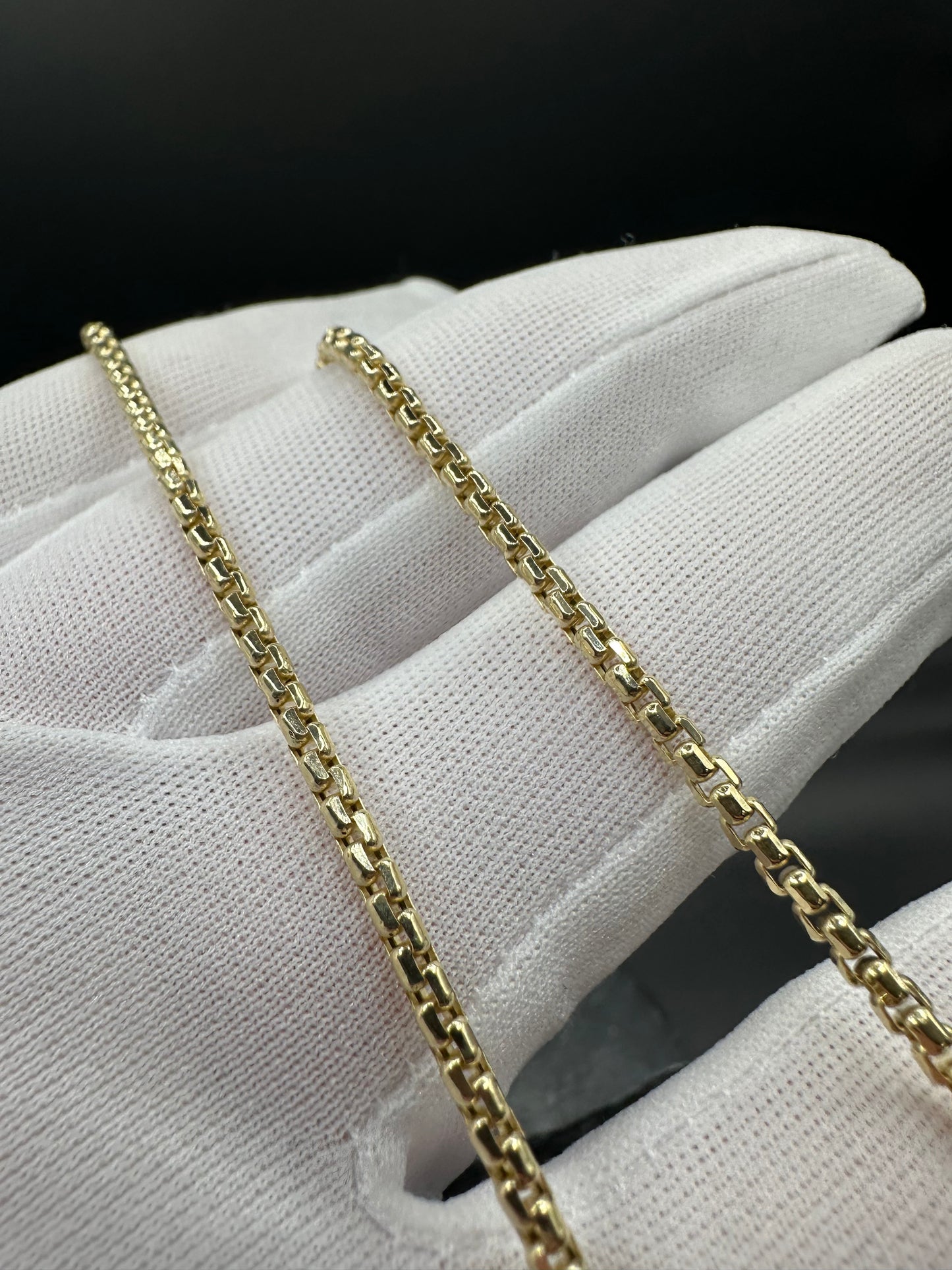 14K Gouden Box Ketting | 65 cm | 2,3 mm