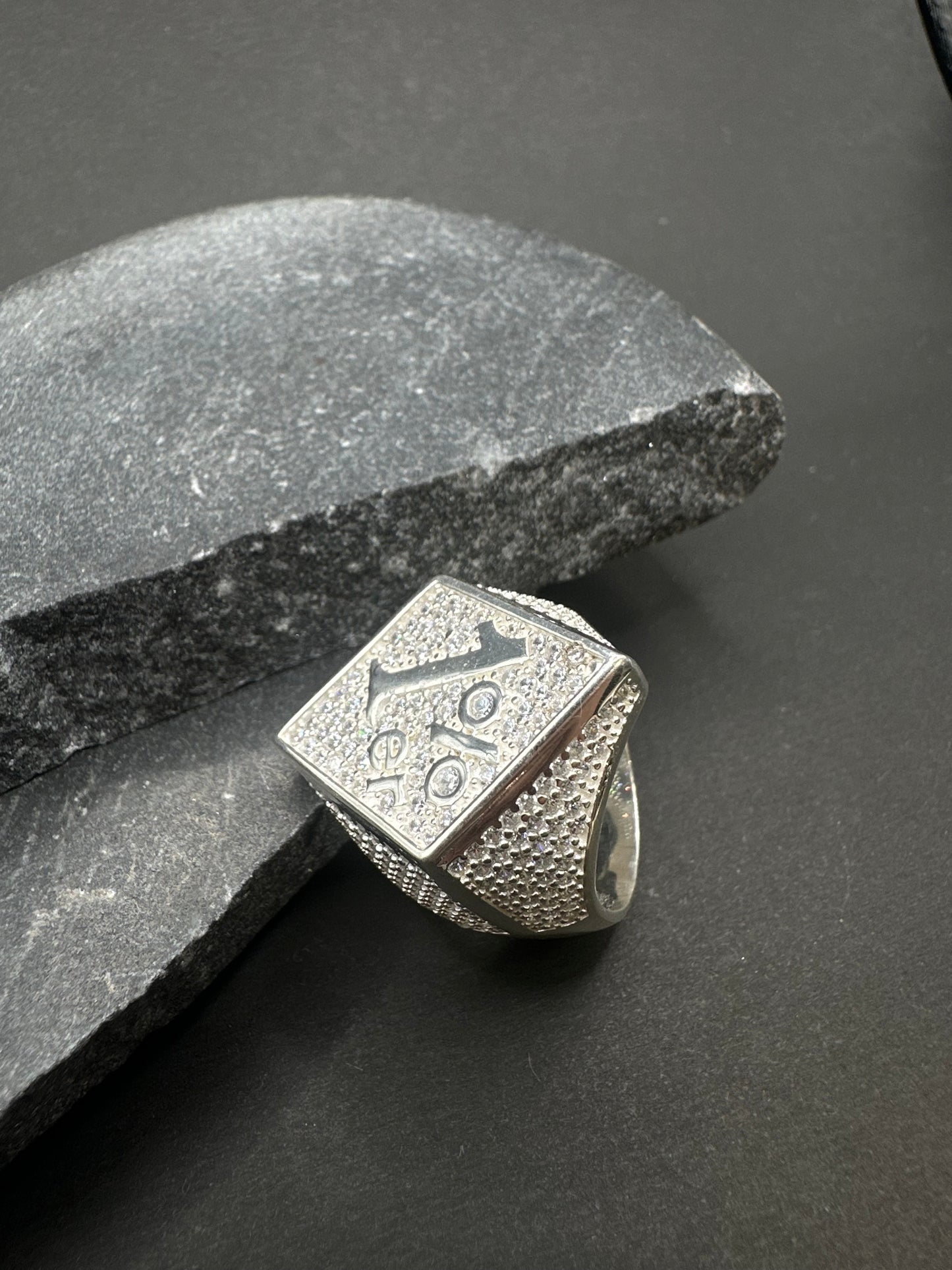 925 Zilveren 1% Ring met Zirkonia – Maat 19,5