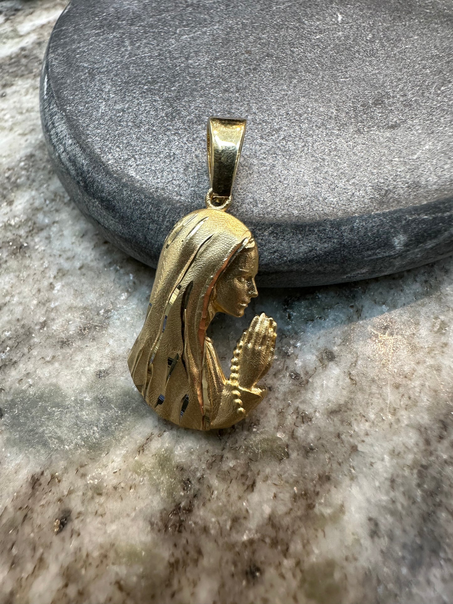 18K Gouden Maria Hanger