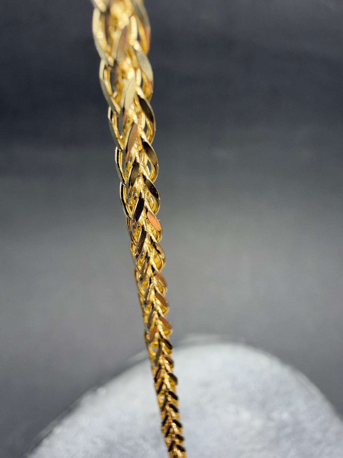 14K Gouden Vossenstaart Ketting – 3 mm