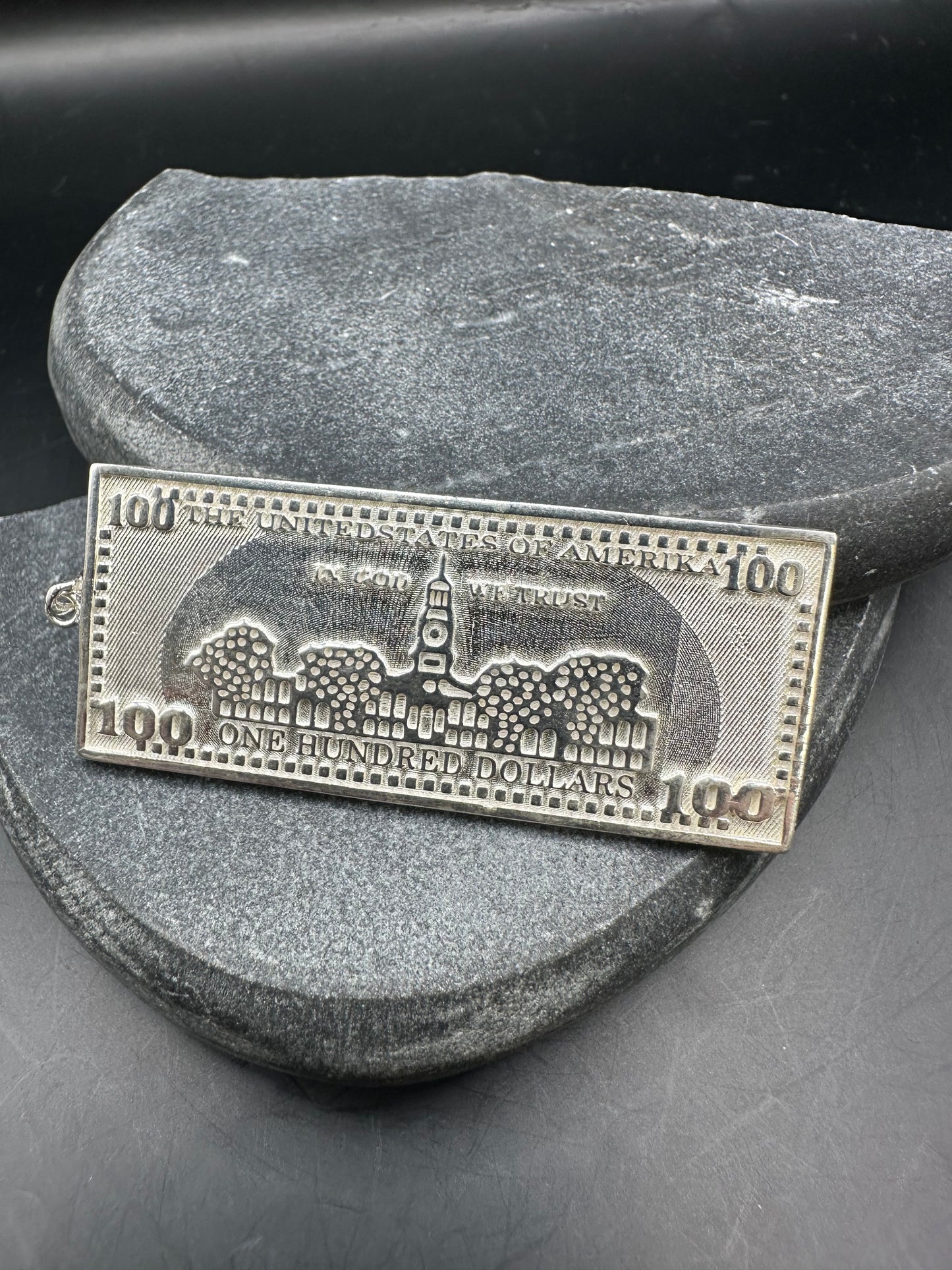925 Zilveren 100$ Hanger