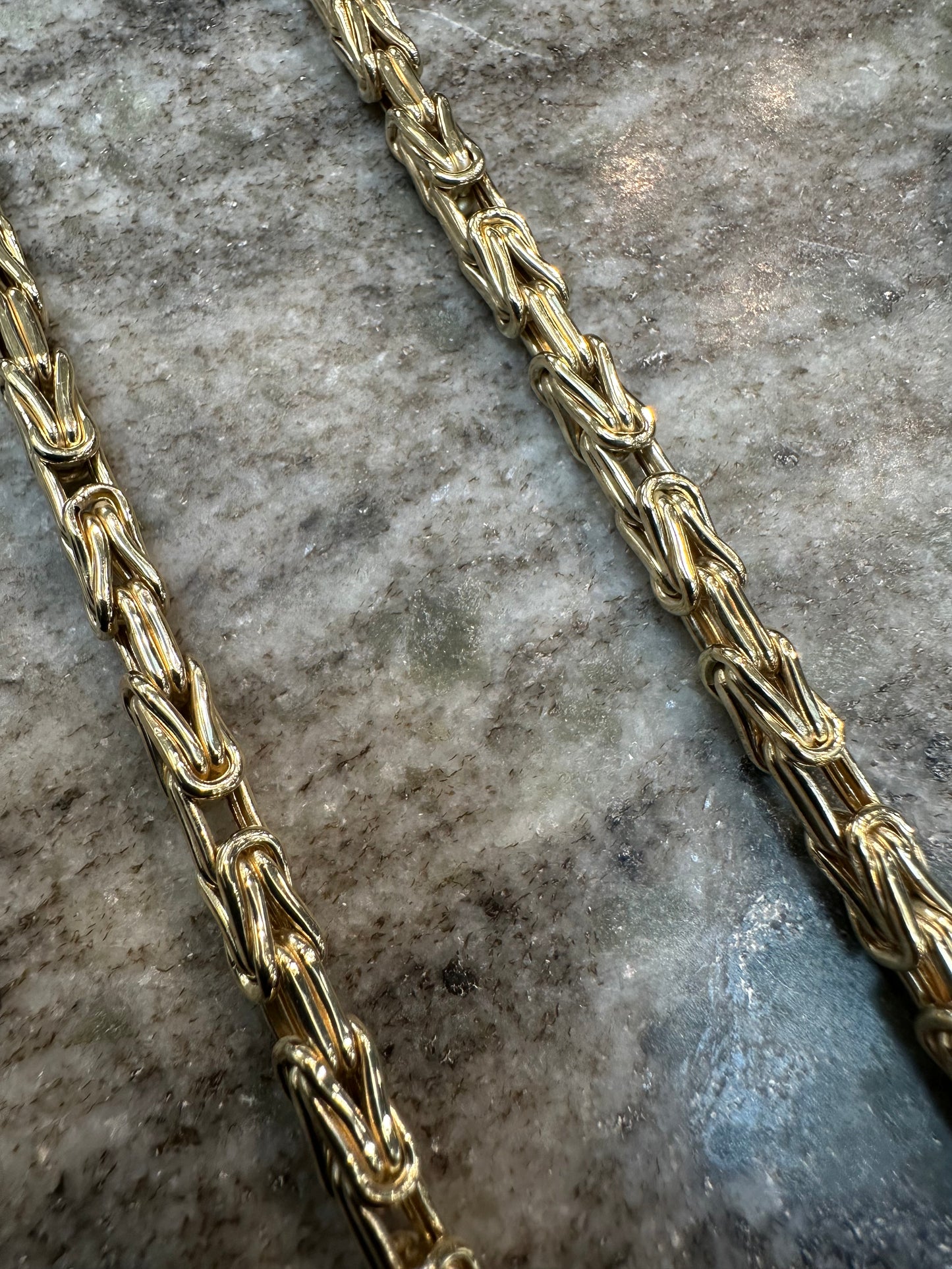 14K Gouden Koningsketting – 70 cm
