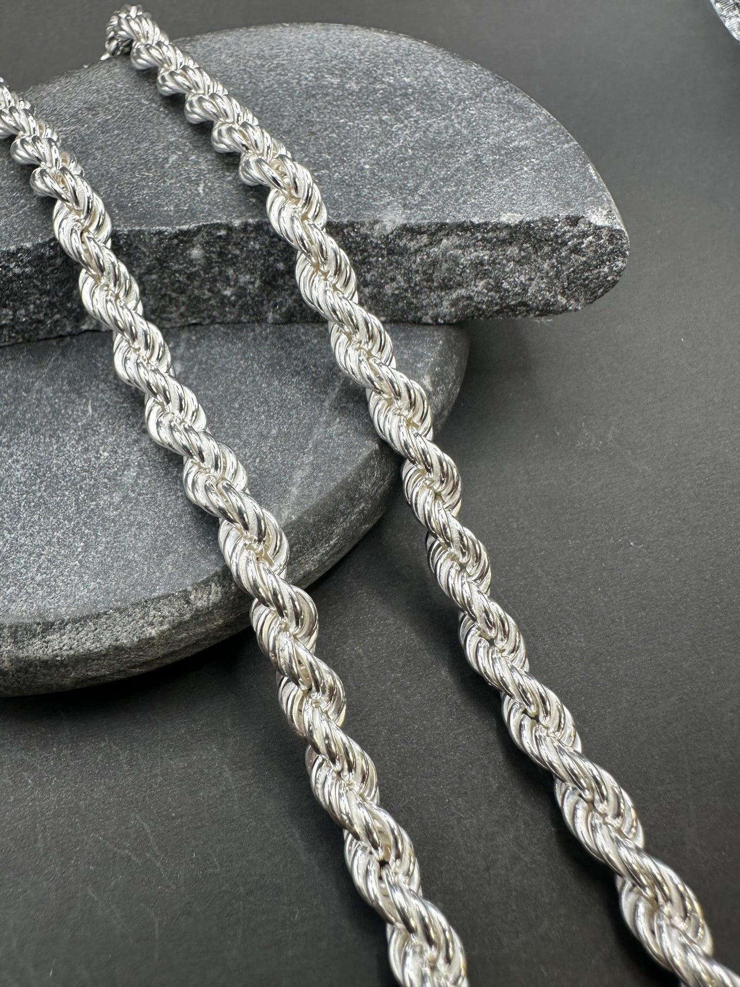 925 Zilveren Rope Chain – 6 mm