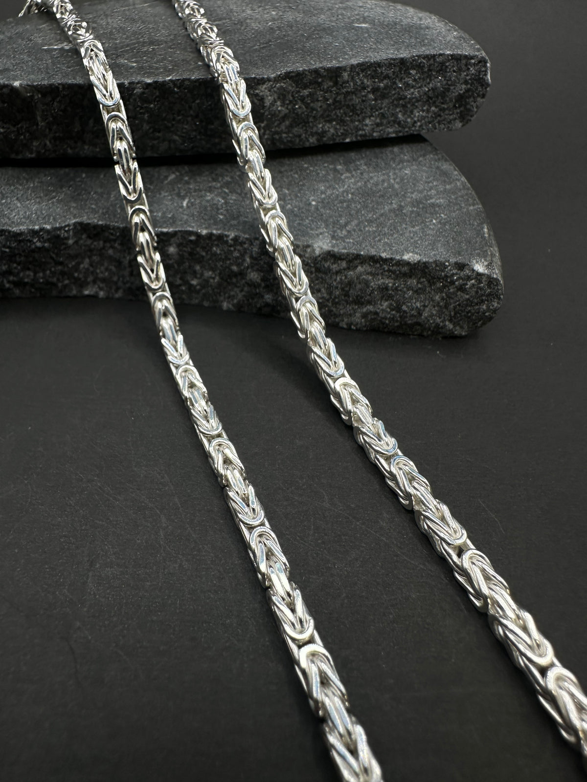 925 Zilveren Massieve Koningsketting – 3,2 mm