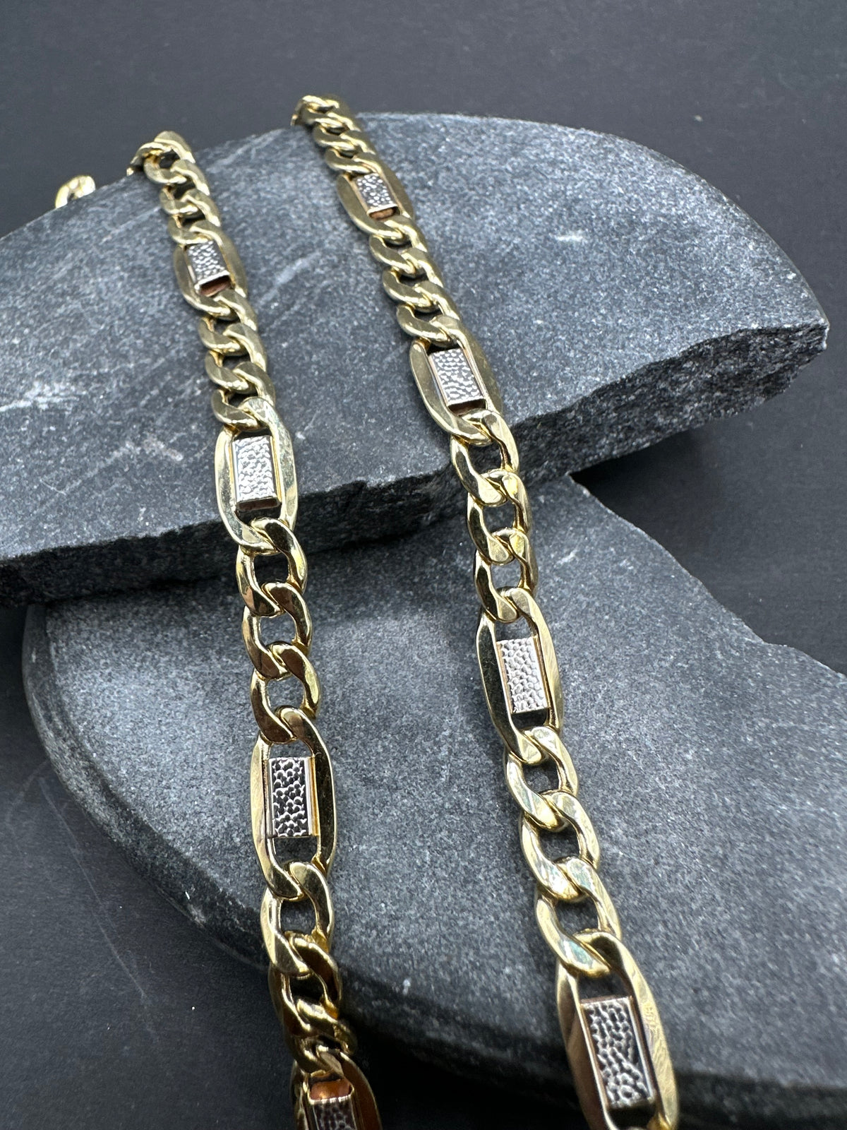 14K Gouden Bicolor Ketting – 60 cm | 6,2 mm