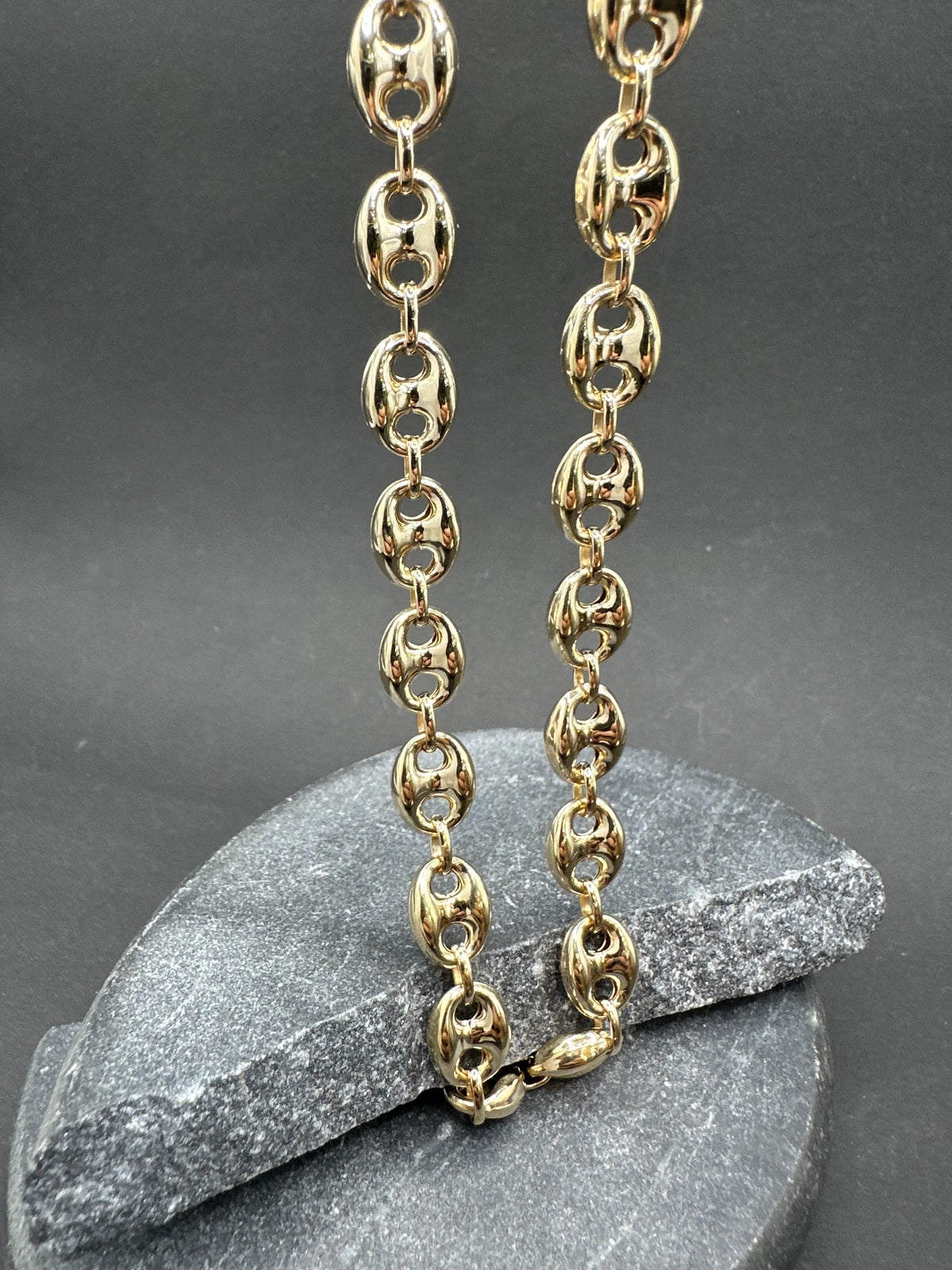 14K Gouden Koffiebonen Ketting