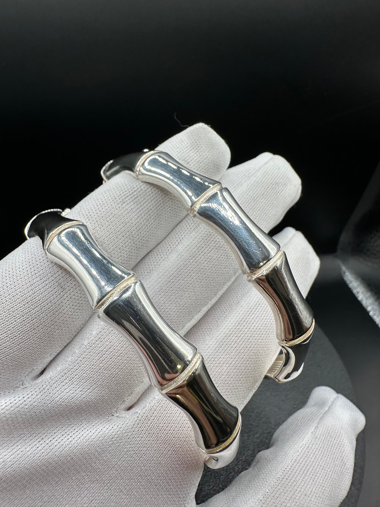 925 Zilveren Bambo Armband – Unisex