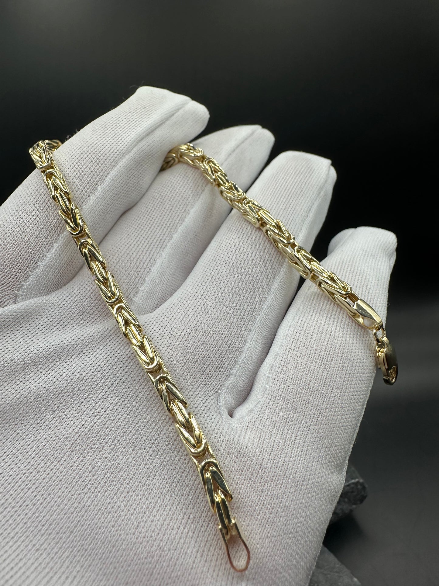 14K Gouden Klassieke Koningsarmband – 21 cm