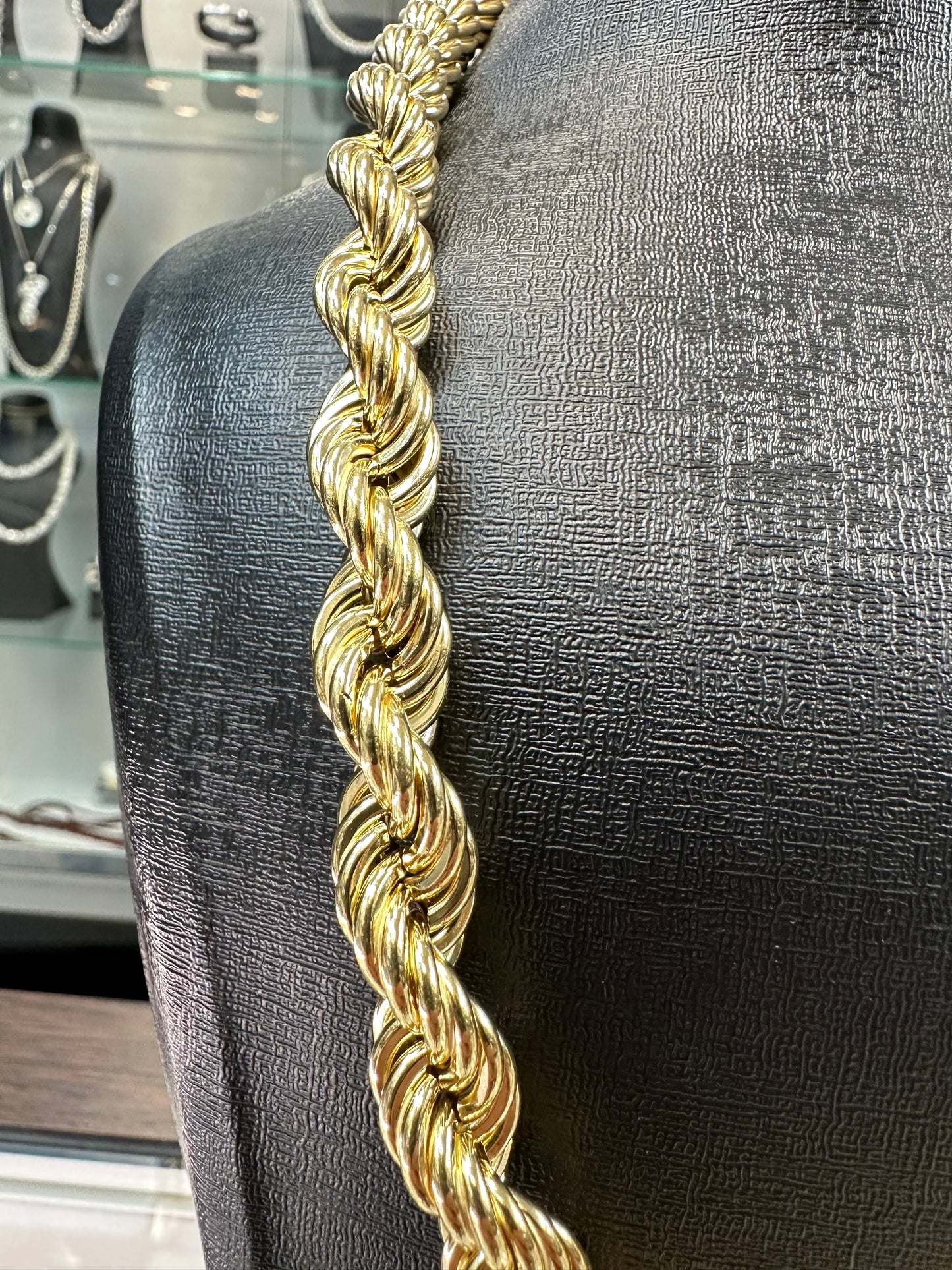 18K Gouden Rope Collier – 52 cm